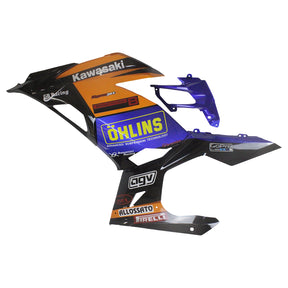 Amotopart 2018-2024 Kawasaki EX400 Ninja400 Orange&Blue Fairing Kit