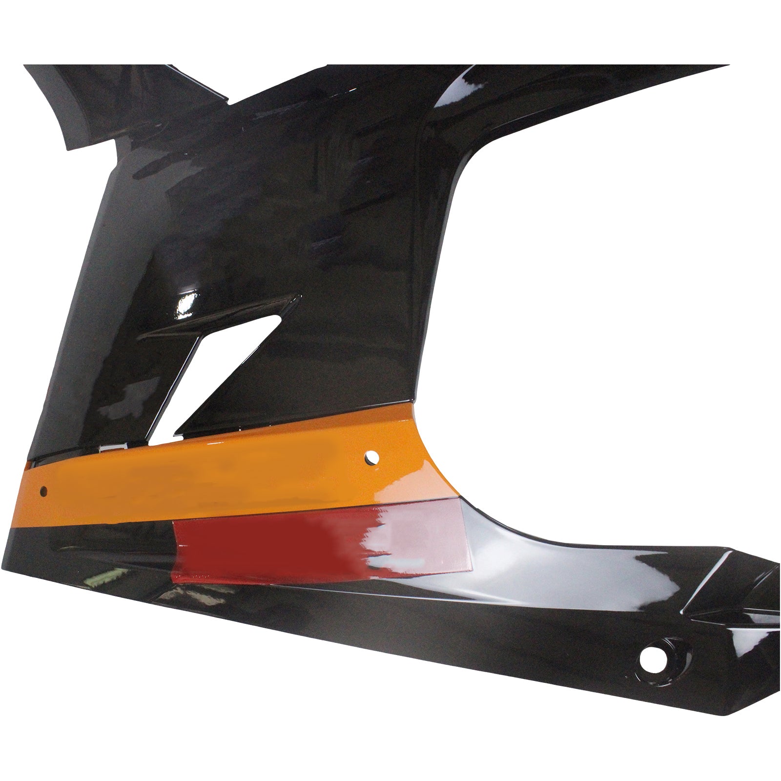 Amotopart 2018-2024 Kit carena Kawasaki EX400 Ninja400 arancione e blu
