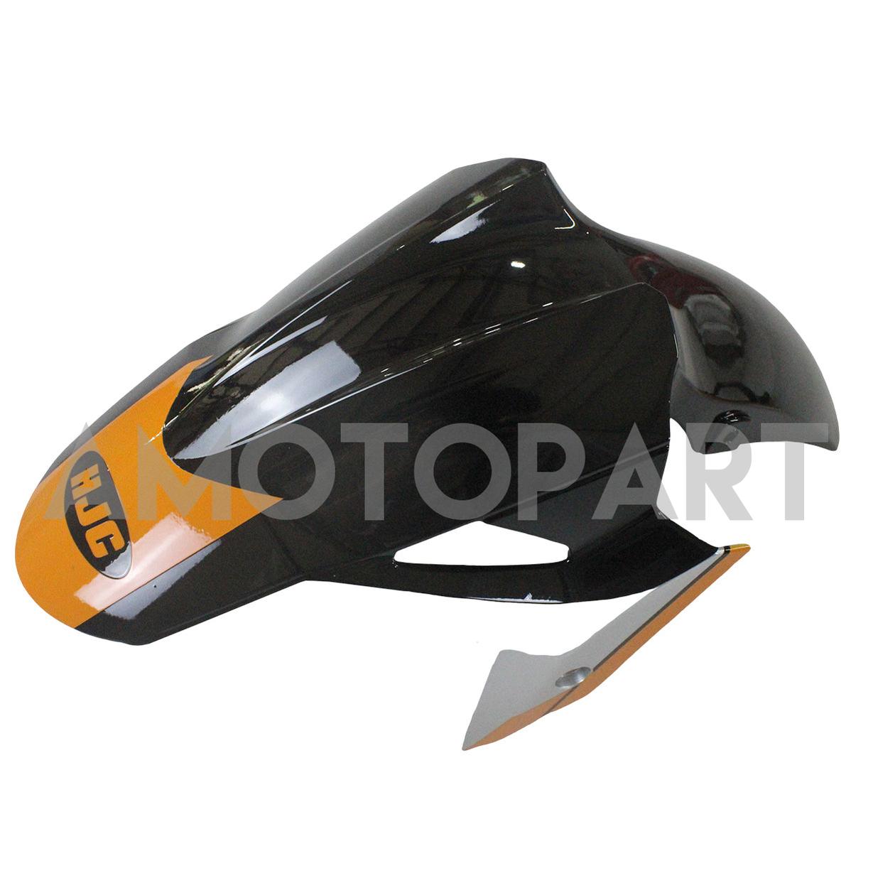 Amotopart 2018–2024 Kawasaki EX400 Ninja400 Orange&Blaues Verkleidungskit