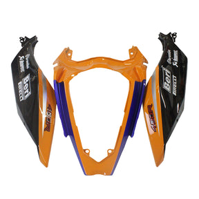 Amotopart 2018-2024 Kawasaki EX400 Ninja400 Orange&Blue Fairing Kit