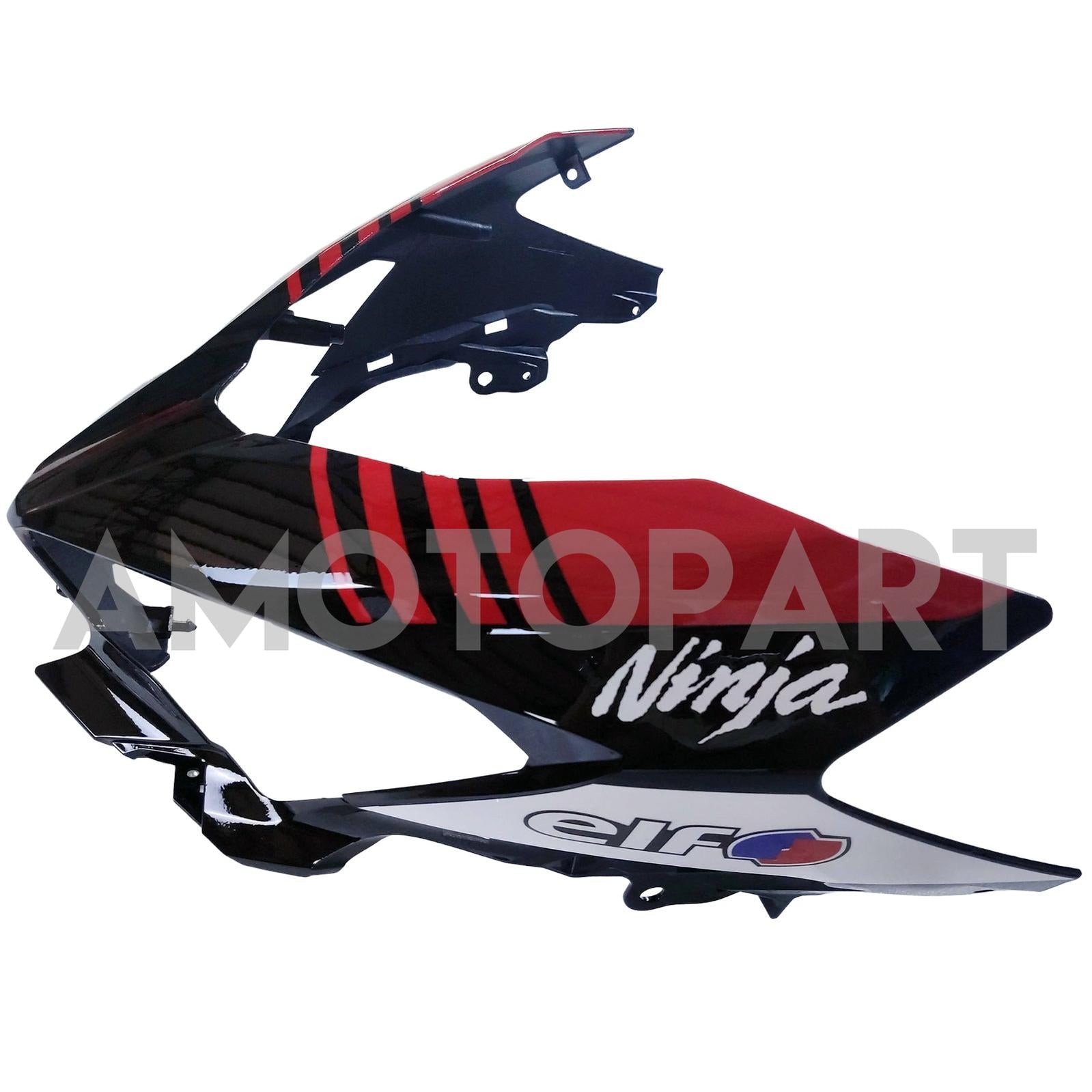 Amotopart 2018-2024 Kawasaki EX400 Ninja400 Red&Black Style2 Fairing Kit