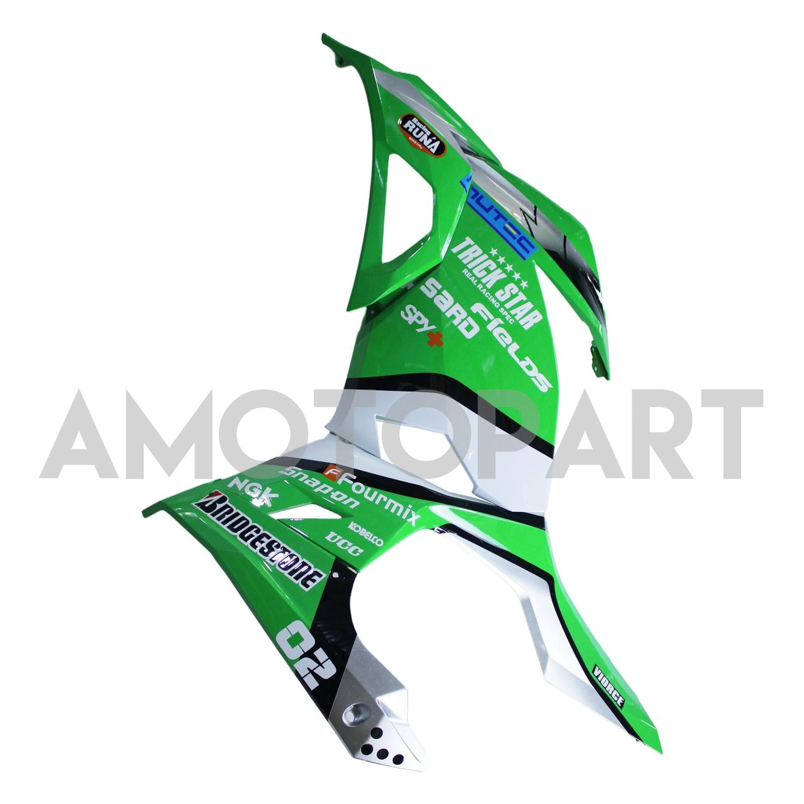 AMOTOPT 2018-2024 KAWASAKI EX400 NINJA400 KIT DE FAILIZAÇÃO VERDE