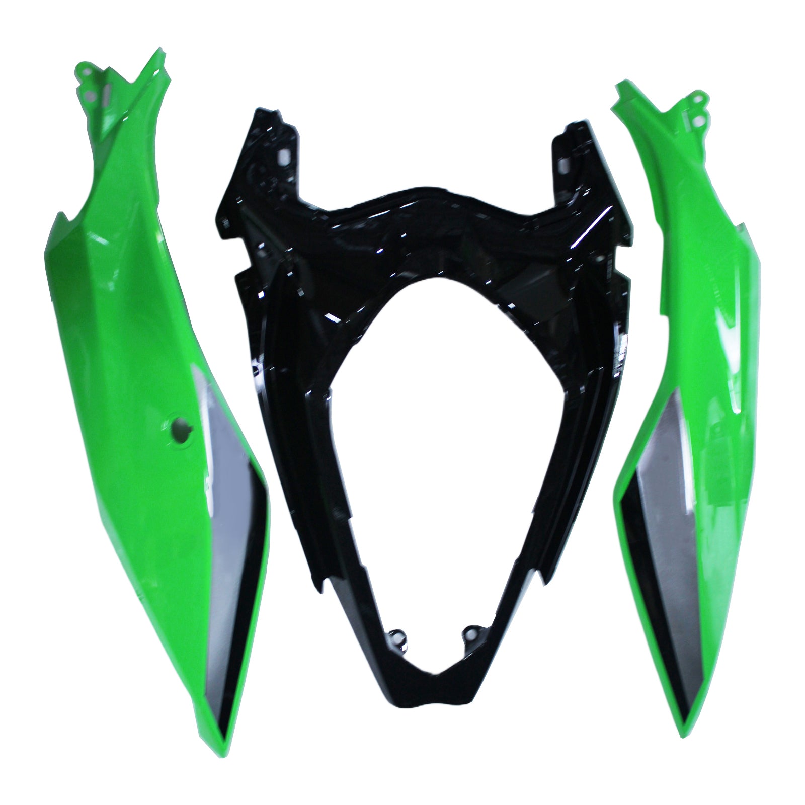 Amotopart 2018-2024 Kawasaki EX400 Ninja400 Green Fairing Kit