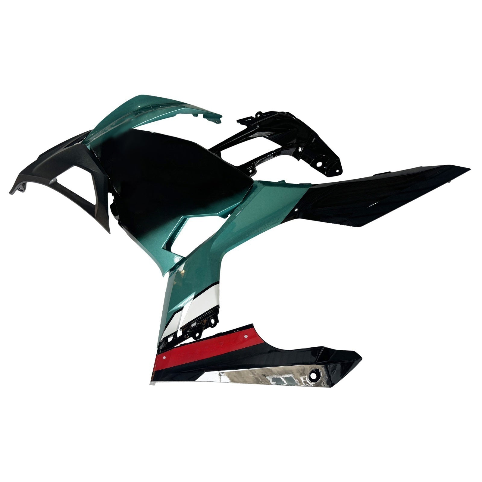Amotopart 2018-2024 Kawasaki Ex400 Ninja400 Petronas Fairing Kit