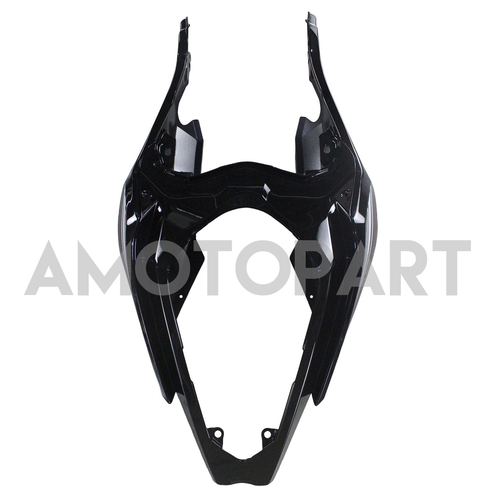 Amotopart 2018-2024 Kawasaki EX400 Ninja400 Black with Blue Letter Fairing Kit