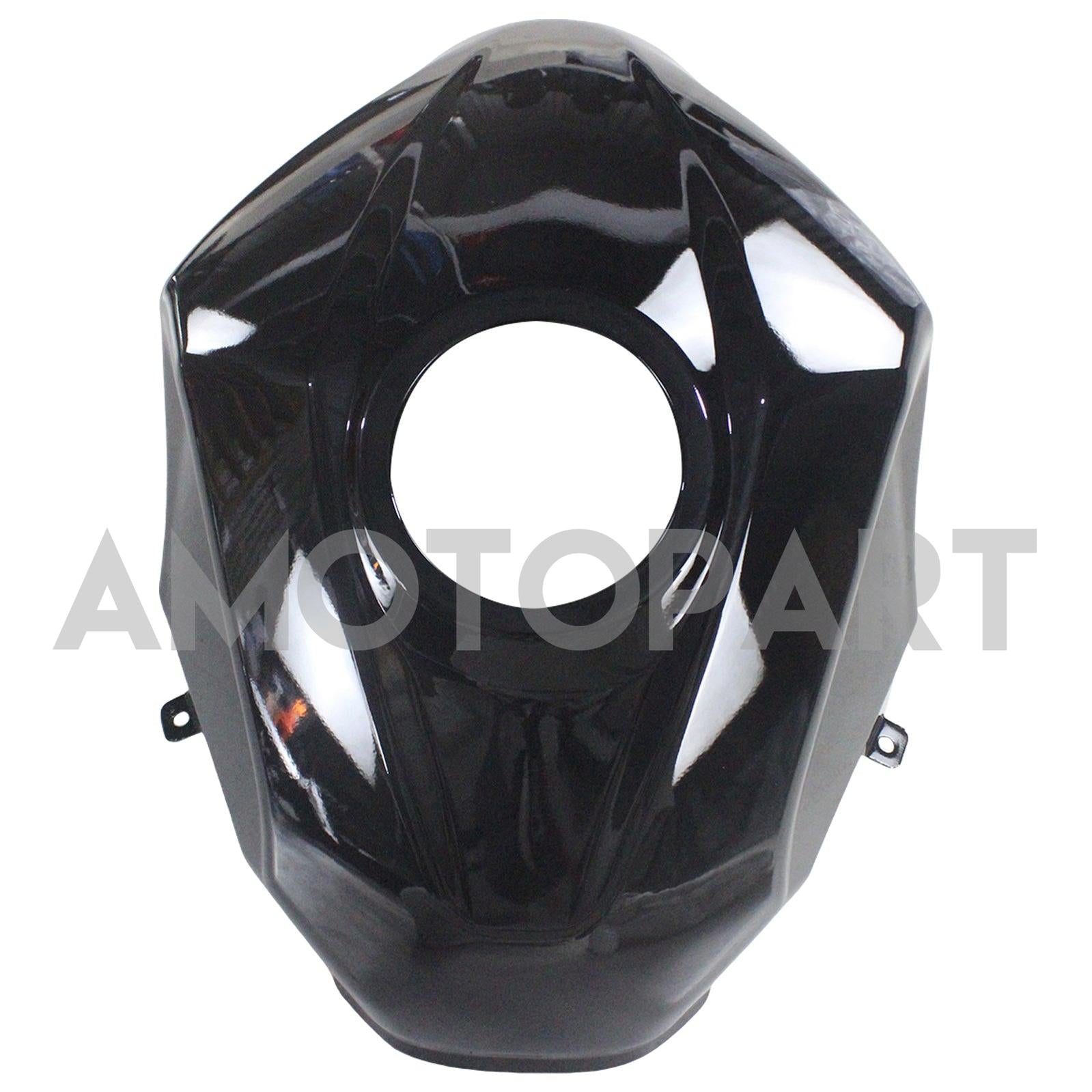 Amotopart 2018-2024 Kawasaki EX400 Ninja400 Black with Blue Letter Fairing Kit