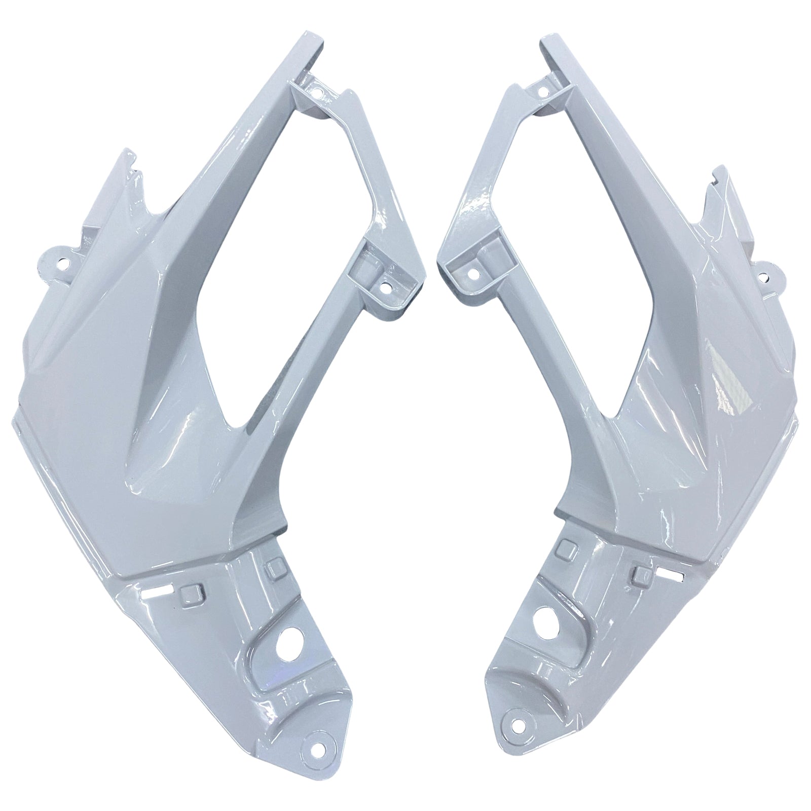 Amotopart 2018-2024 Kawasaki EX400 Ninja400 White Grey&Black Fairing Kit