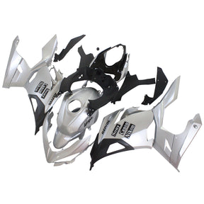 Amotopart 2018-2024 Kawasaki EX400 Ninja400 Silver&Grey Fairing Kit