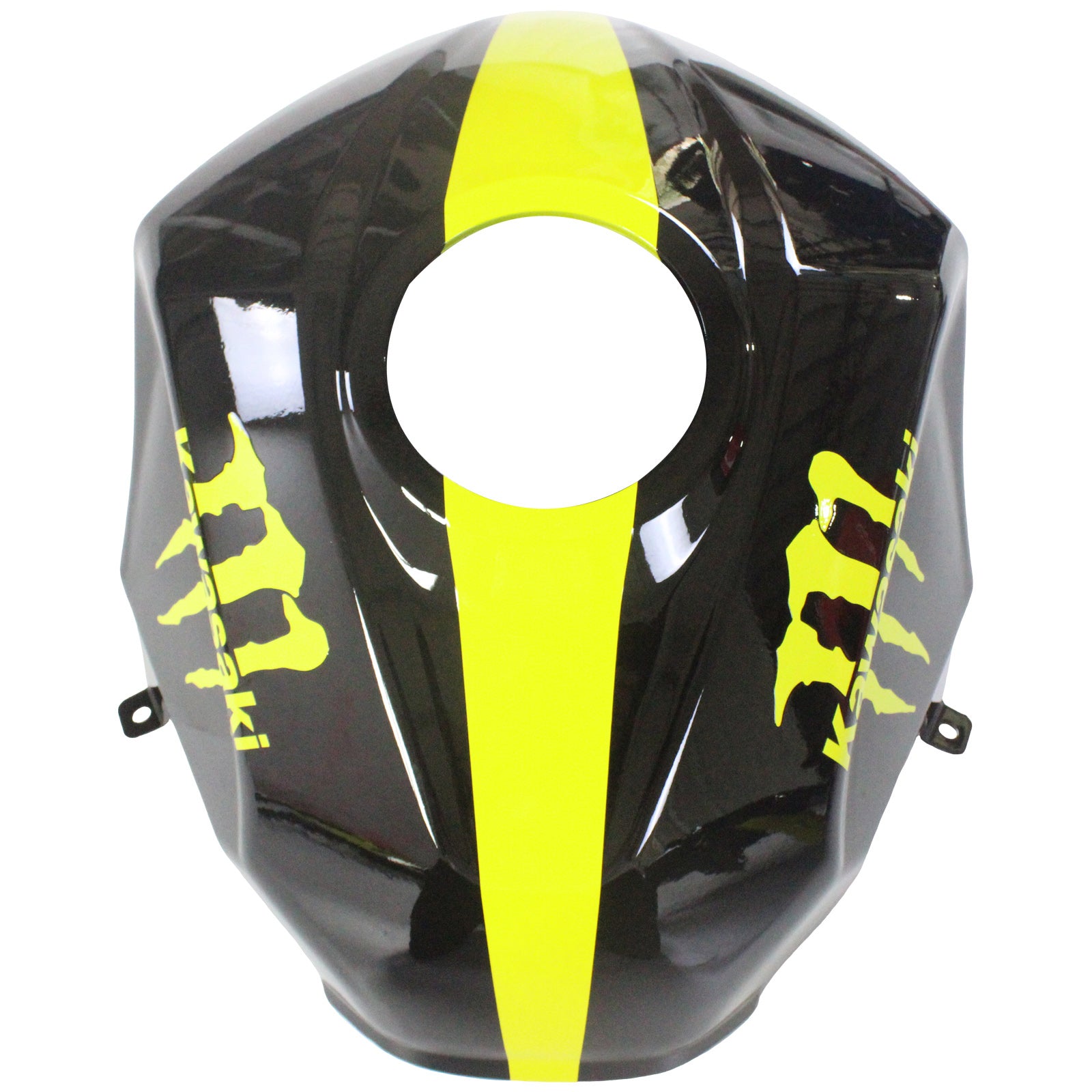 Amotopart 2018-2024 Kawasaki EX400 Ninja400 Black&Yellow Fairing Kit