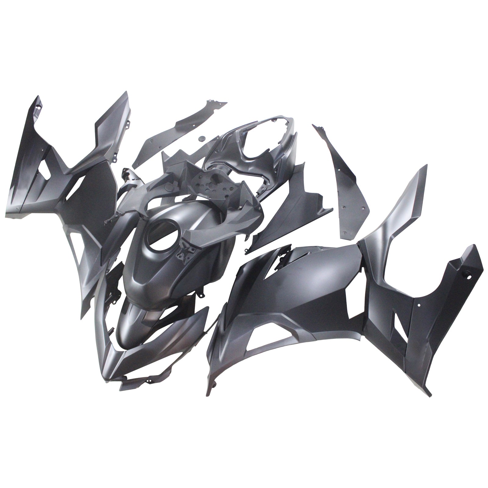 AMOTOPART 2018-2024 KAWASAKI EX400 NINJA400 MATT Black Fairing Kit