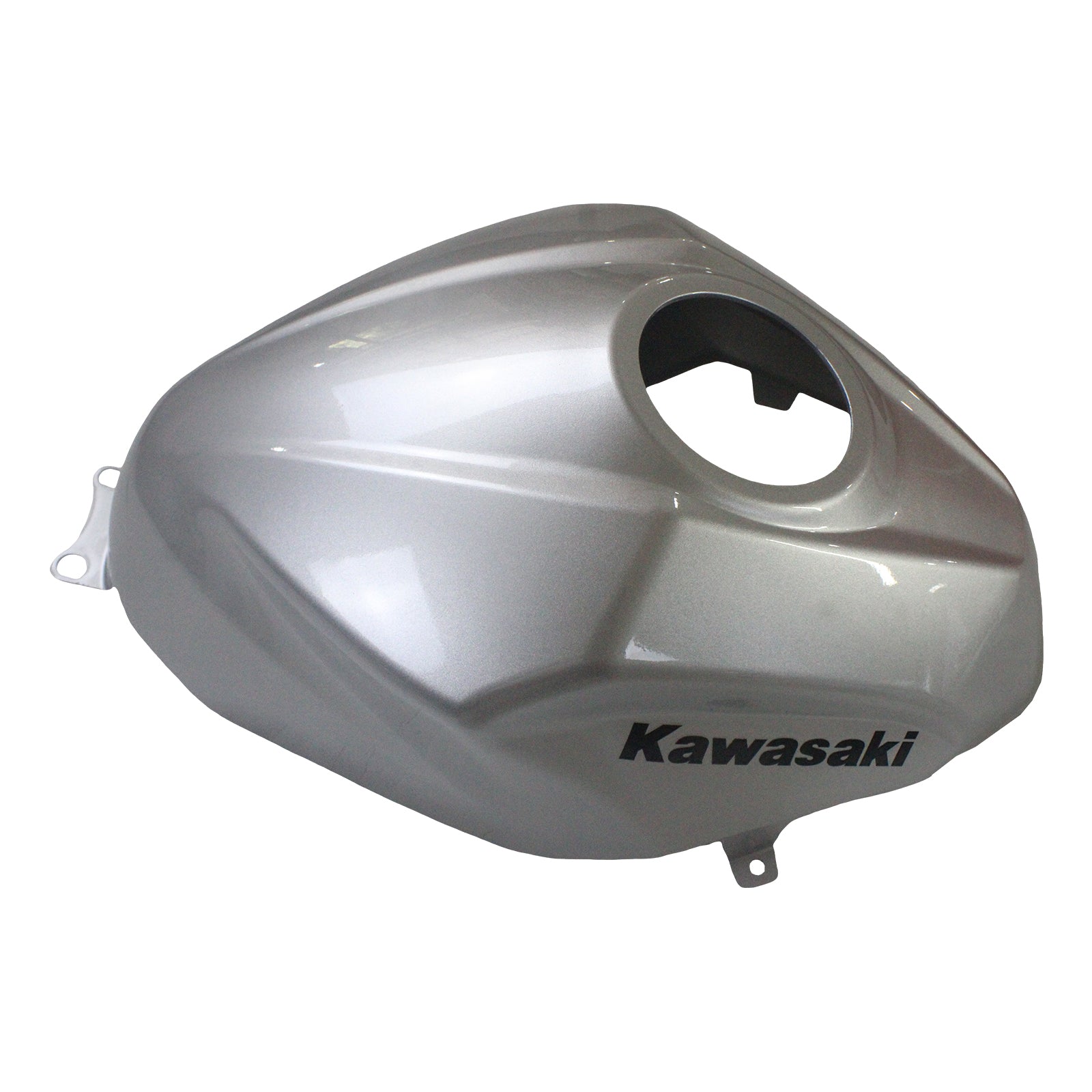 Amotopart Kawasaki EX400/Ninja400 2018-2023 シルバー&ブラック フェアリングキット