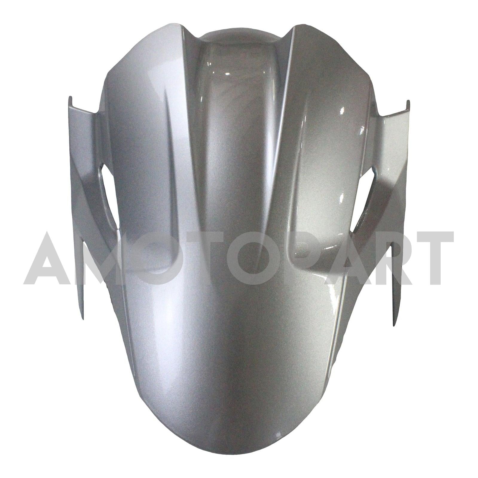 Amotopart Kawasaki Ex400/Ninja400 2018-2023 Silver & Black Fairing Kit