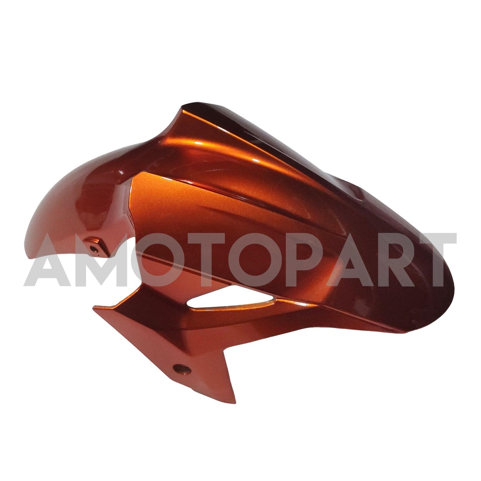 Amotopart Kawasaki EX400/Ninja400 2018-2023 Silver&Orange Fairing Kit