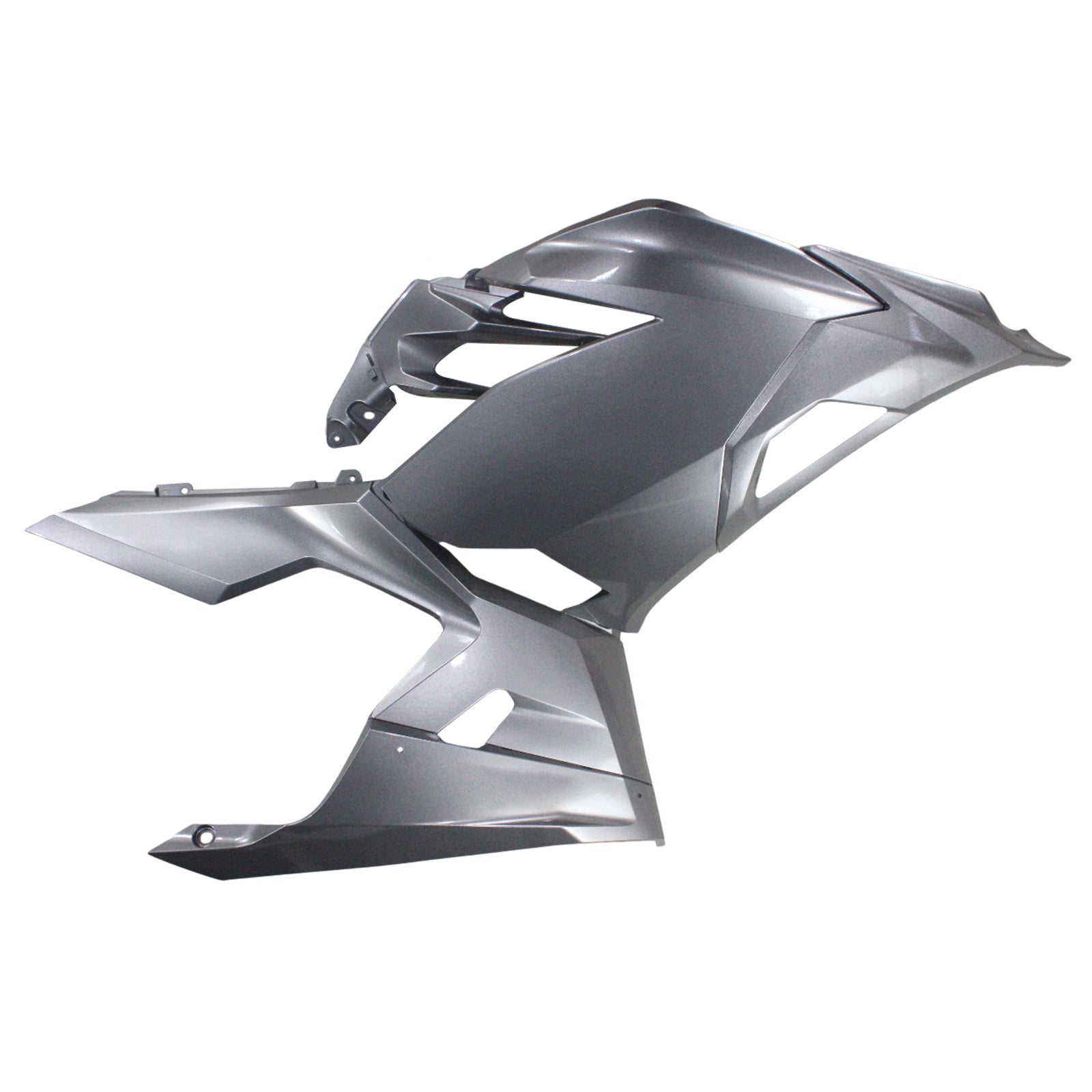 Amotopart Kawasaki EX400/Ninja400 2018-2023 Silver&Grey Fairing Kit