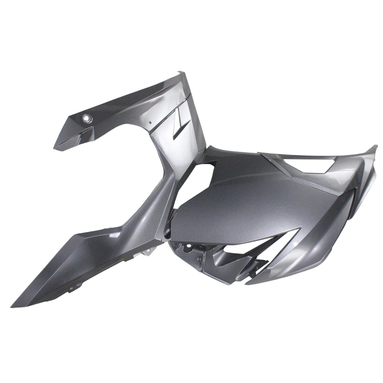 Amotopart Kawasaki EX400/Ninja400 2018-2023 Silver&Grey Fairing Kit