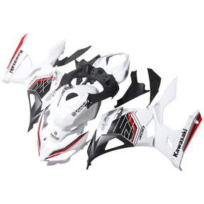 Amotopart Kawasaki EX400/Ninja400 2018-2023 White&Black Fairing Kit