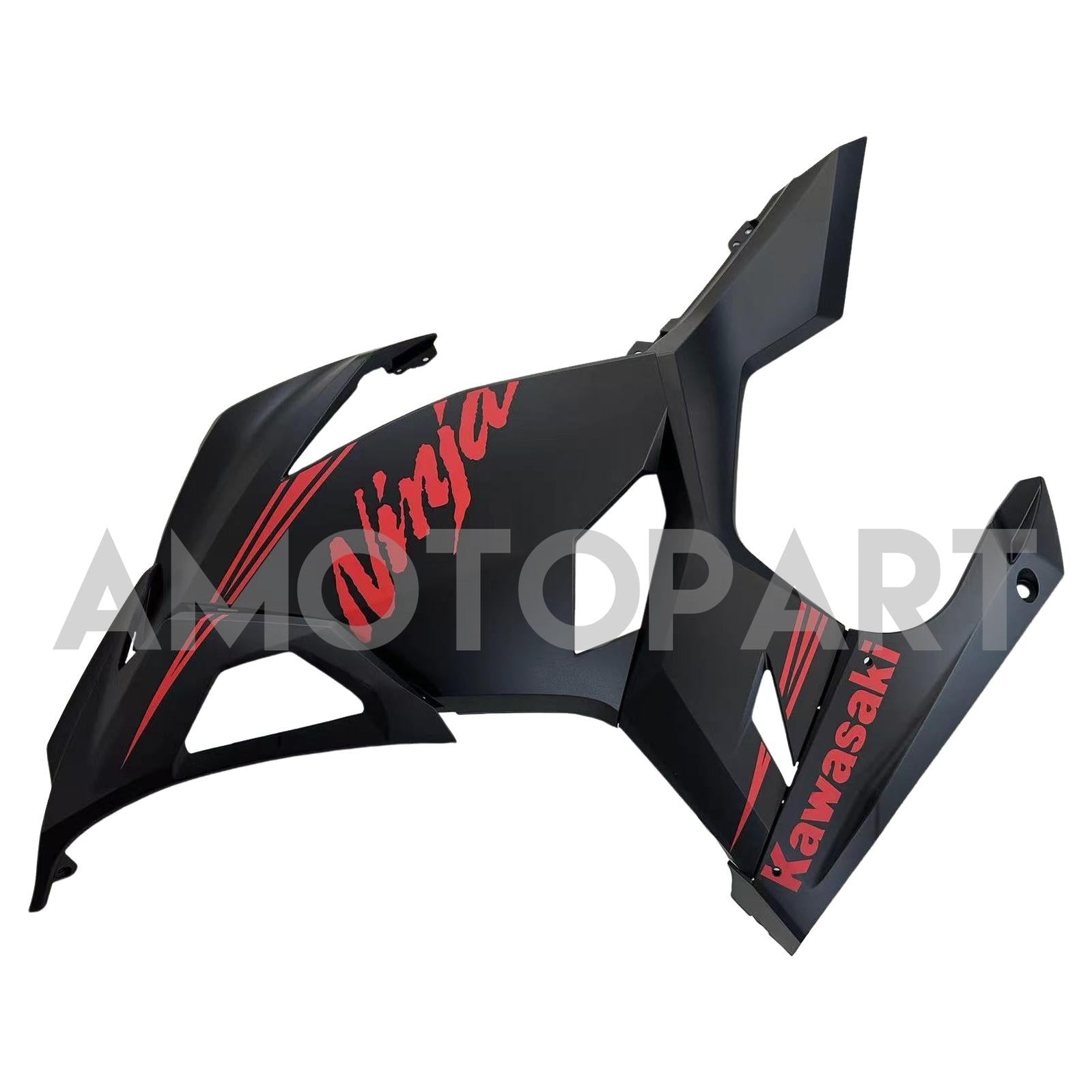 Amotopart Kawasaki EX400/Ninja400 2018-2023 Black&Orange Fairing Kit
