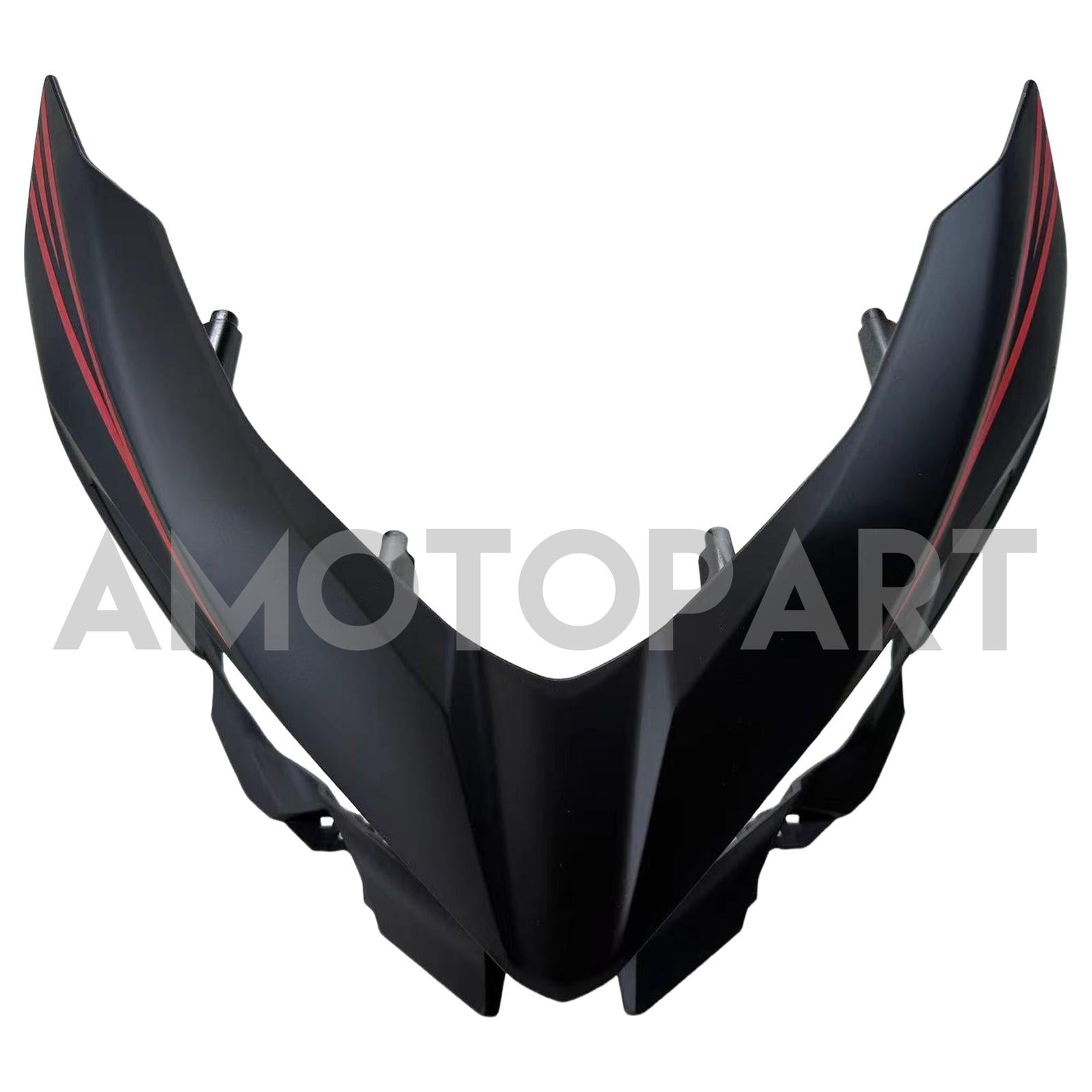 Amotopart Kawasaki EX400/Ninja400 2018-2023 Black&Orange Fairing Kit