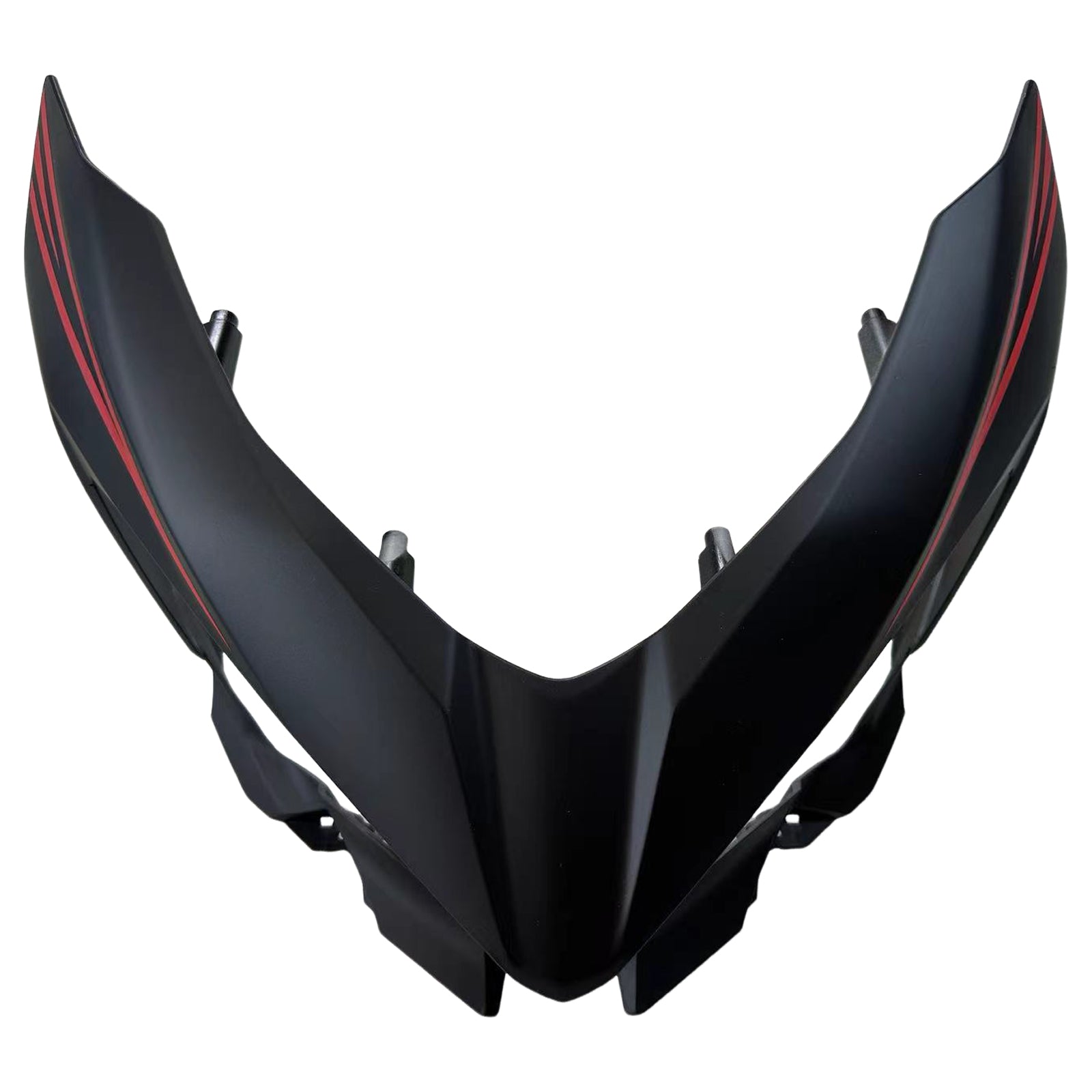 Amotopart Kawasaki EX400/Ninja400 2018-2023 Schwarz&Orangefarbenes Verkleidungsset