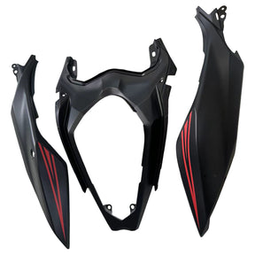 Amotopart Kawasaki EX400/Ninja400 2018-2023 Black&Orange Fairing Kit