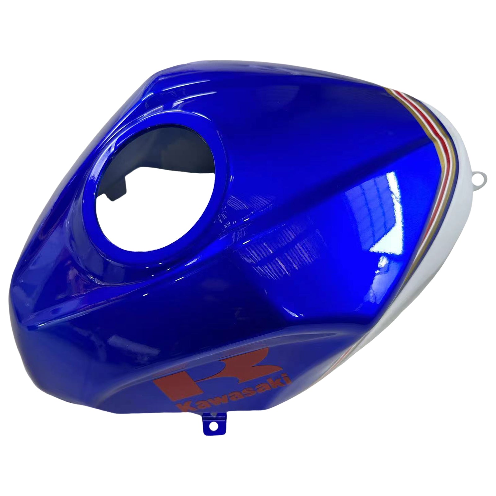 Amotopart Verkleidungsset für Kawasaki EX400/Ninja400 2018–2023, Blau und Gelb