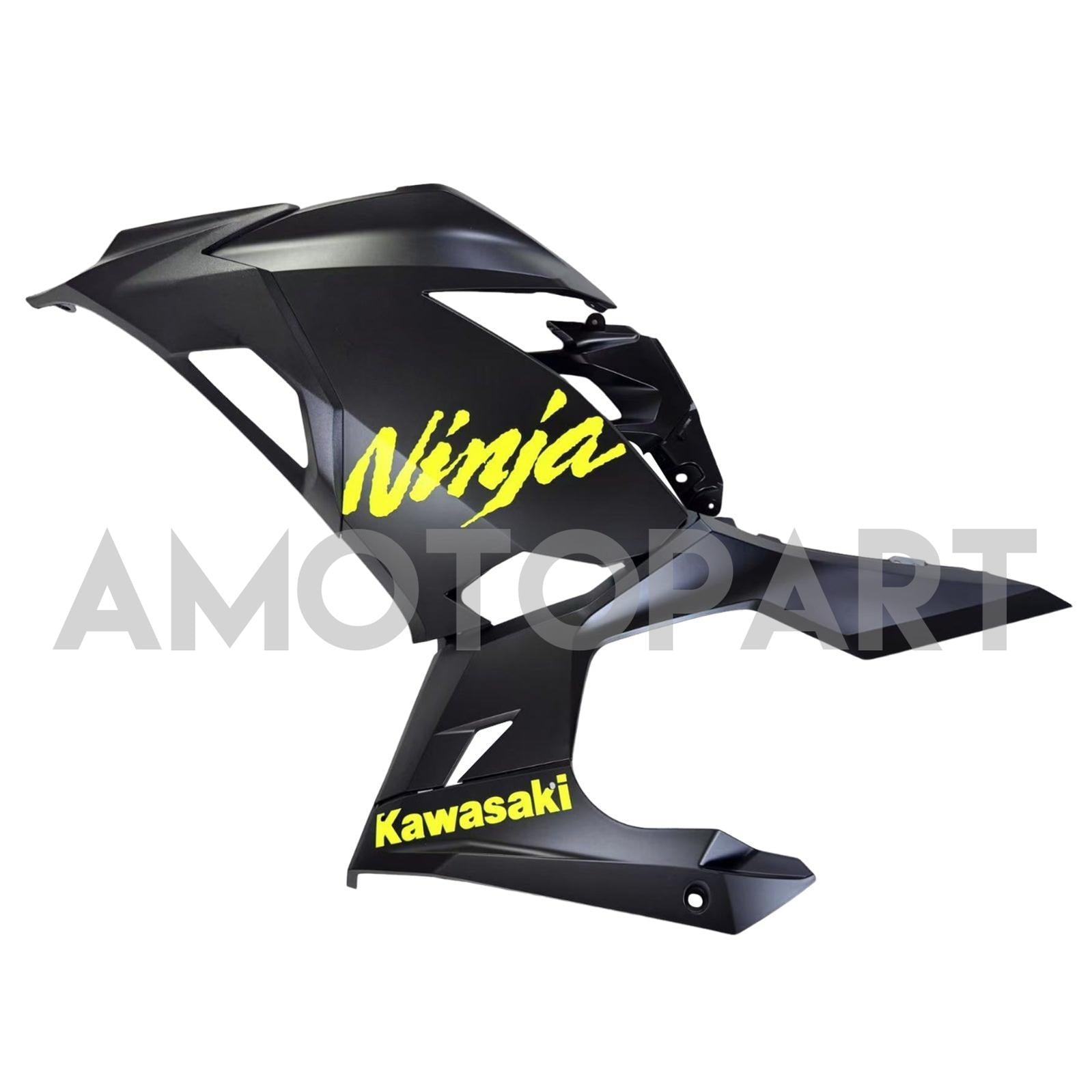 Amotopart Kawasaki EX400/Ninja400 2018-2023 Noir&Kit de carénage jaune