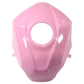 Amotopart Kit carena rosa e bianco Kawasaki EX400/Ninja400 2018-2023