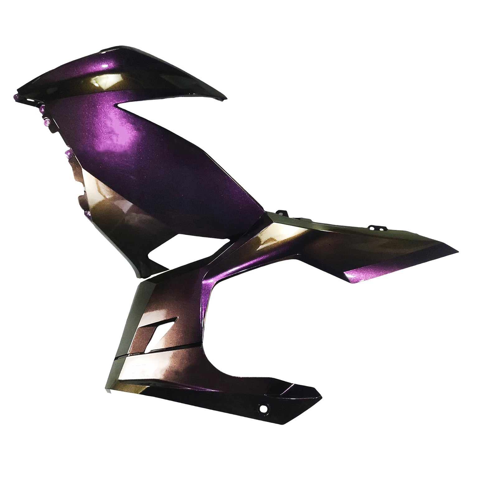 Amotopart Kawasaki EX400/Ninja400 2018-2024 Gradient Purple & Green Fa