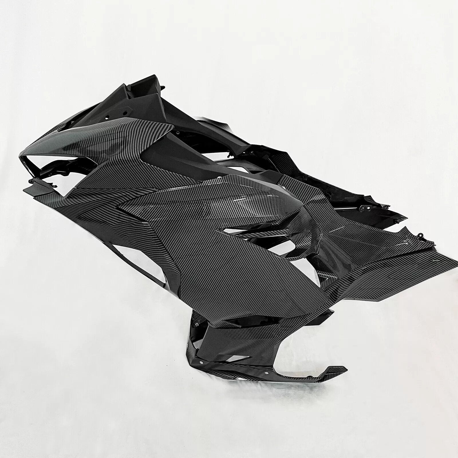 Amotopart Kawasaki EX400/Ninja400 2018-2023 Carbon Fiber Pattern Fairing Kit