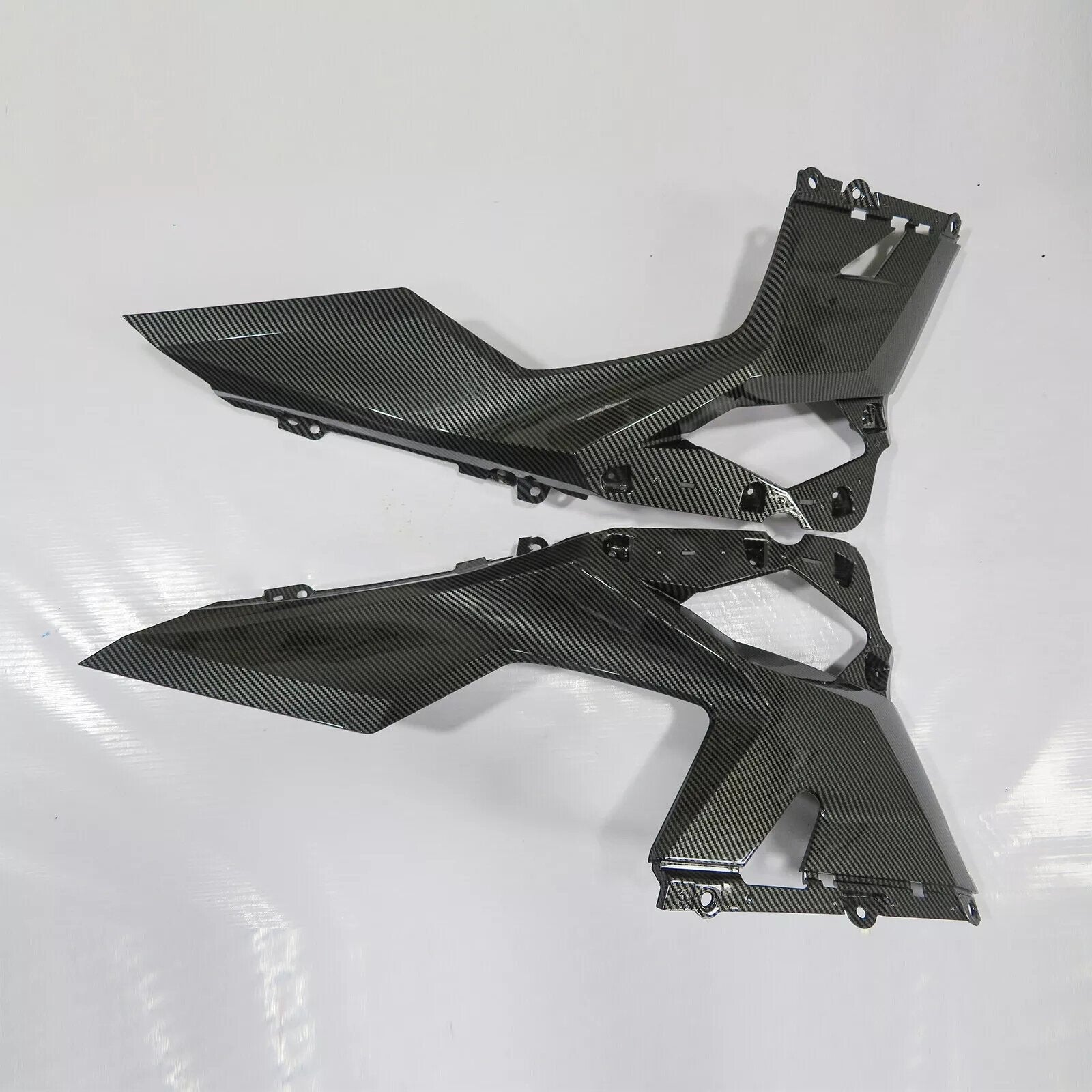 Amotopart Kawasaki EX400/Ninja400 2018-2023 Carbon Fiber Pattern Fairing Kit