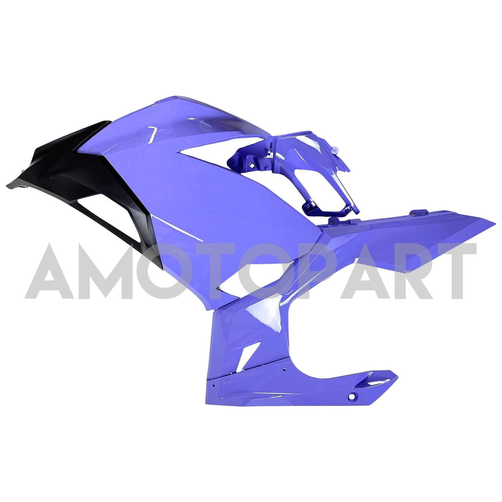 Amotopart 2018-2024 Kawasaki EX400 Ninja400 Purple Fairing Kit