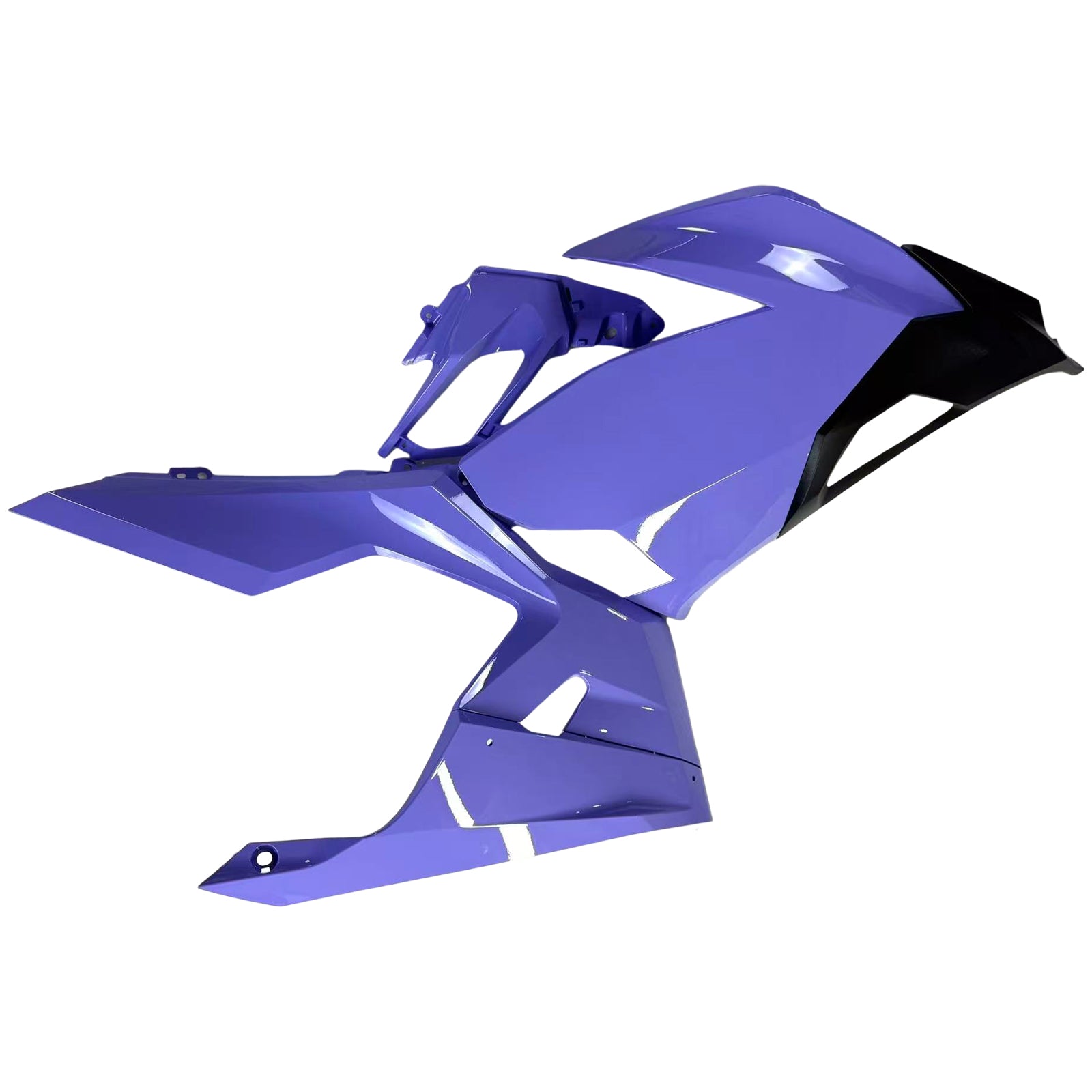 Amotopart 2018-2024 Kawasaki EX400 Ninja400 Purple Fairing Kit