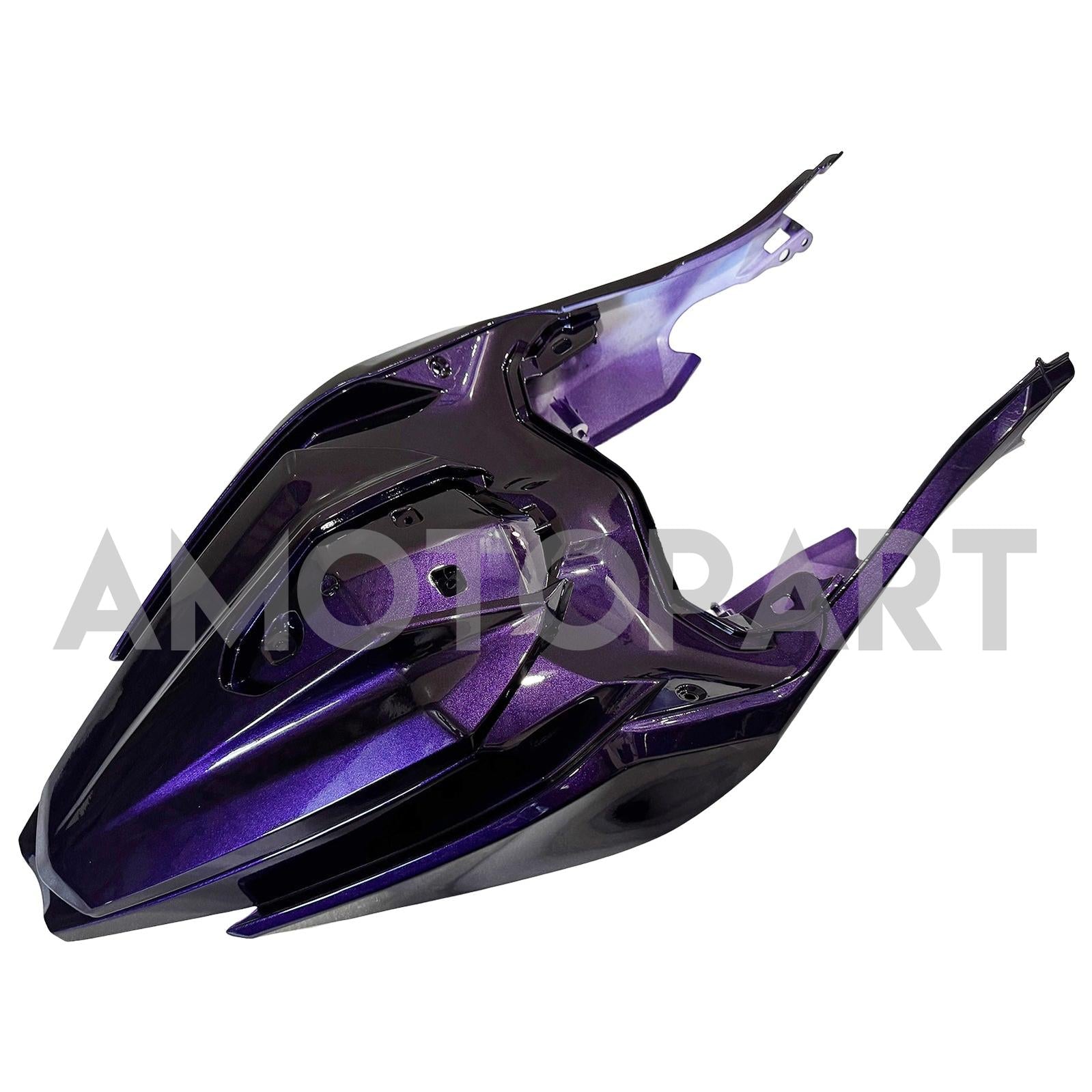 Amotopart 2018-2024 Kawasaki EX400 Ninja400 Glossy Dark Purple Fairing Kit