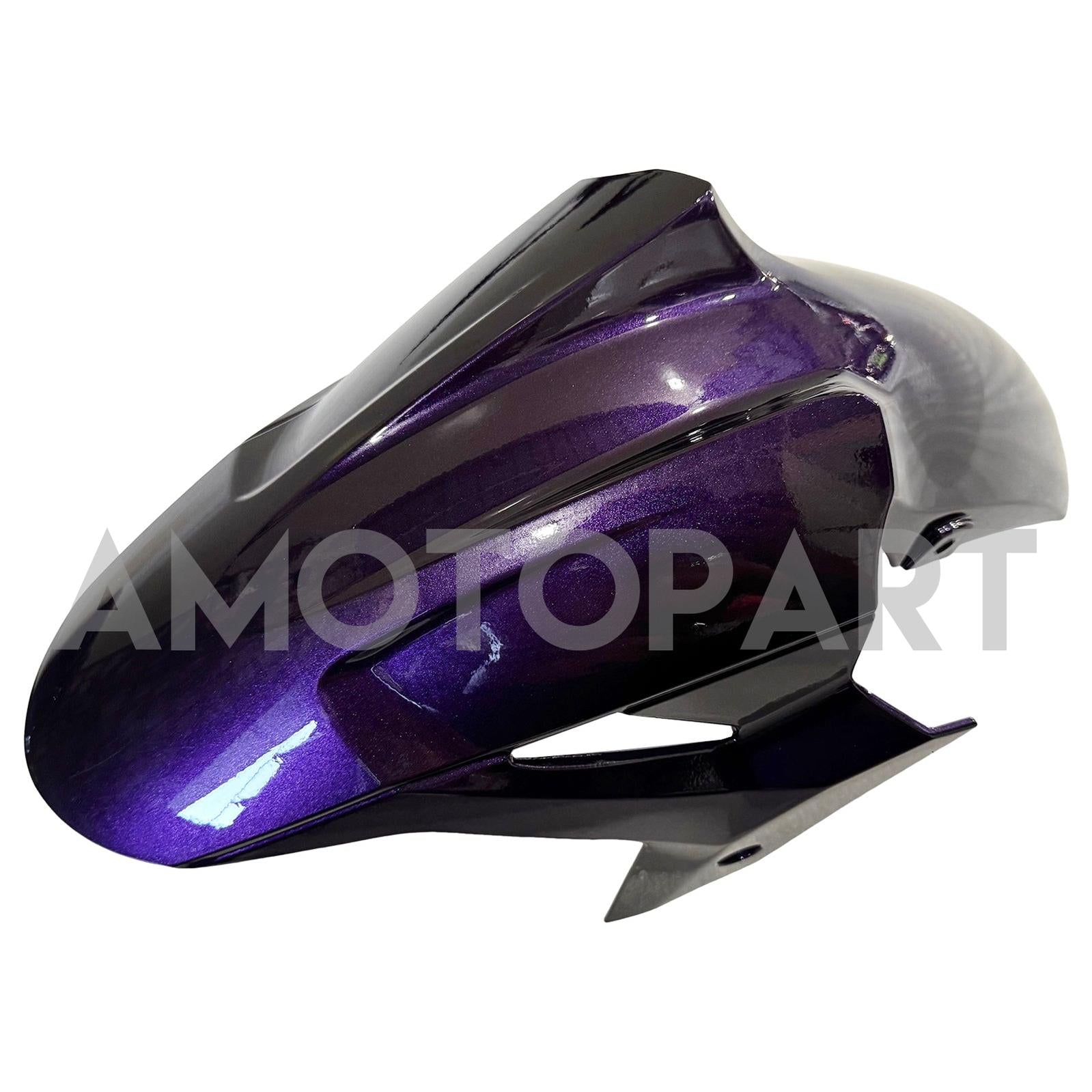 Amotopart 2018-2024 Kawasaki EX400 Ninja400 Glossy Dark Purple Fairing Kit