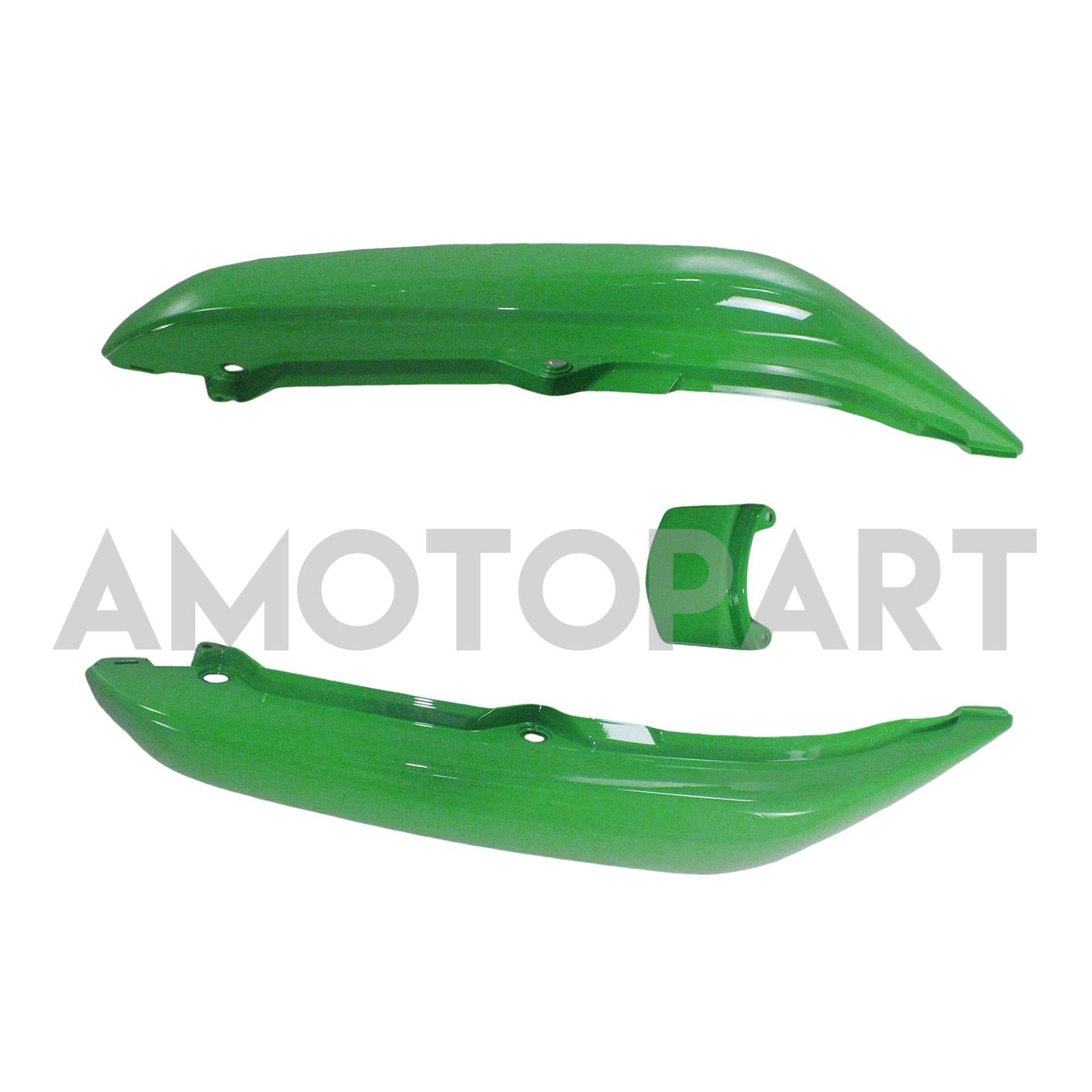 Amotopart Kawasaki 2006-2008 ER6F/Ninja650 Kit de carenado verde y negro
