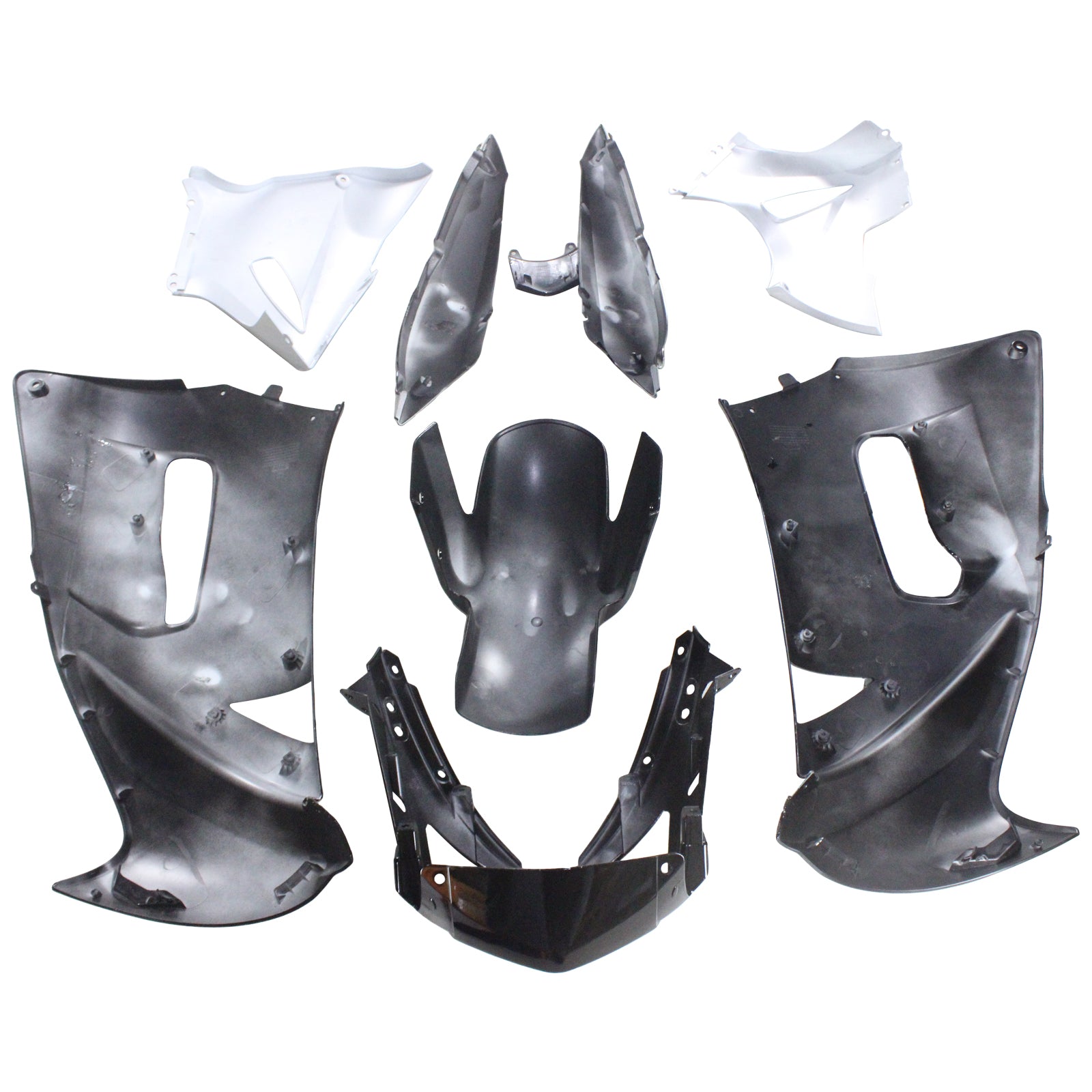 Amotopart Kawasaki 2006-2008 ER6F/Ninja650 Black Fairing Kit