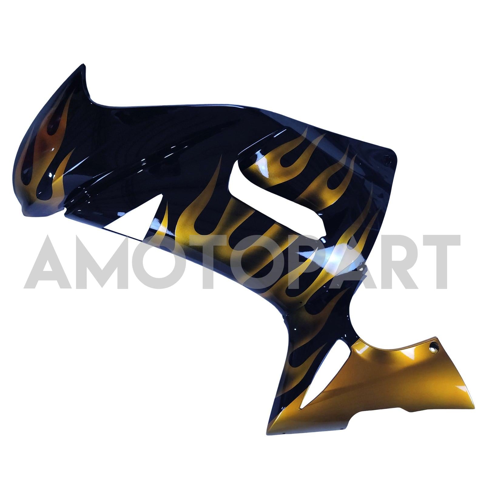 Amotopart 2006-2008 Kawasaki ER6F Ninja650 Black & Gold Fairing Kit