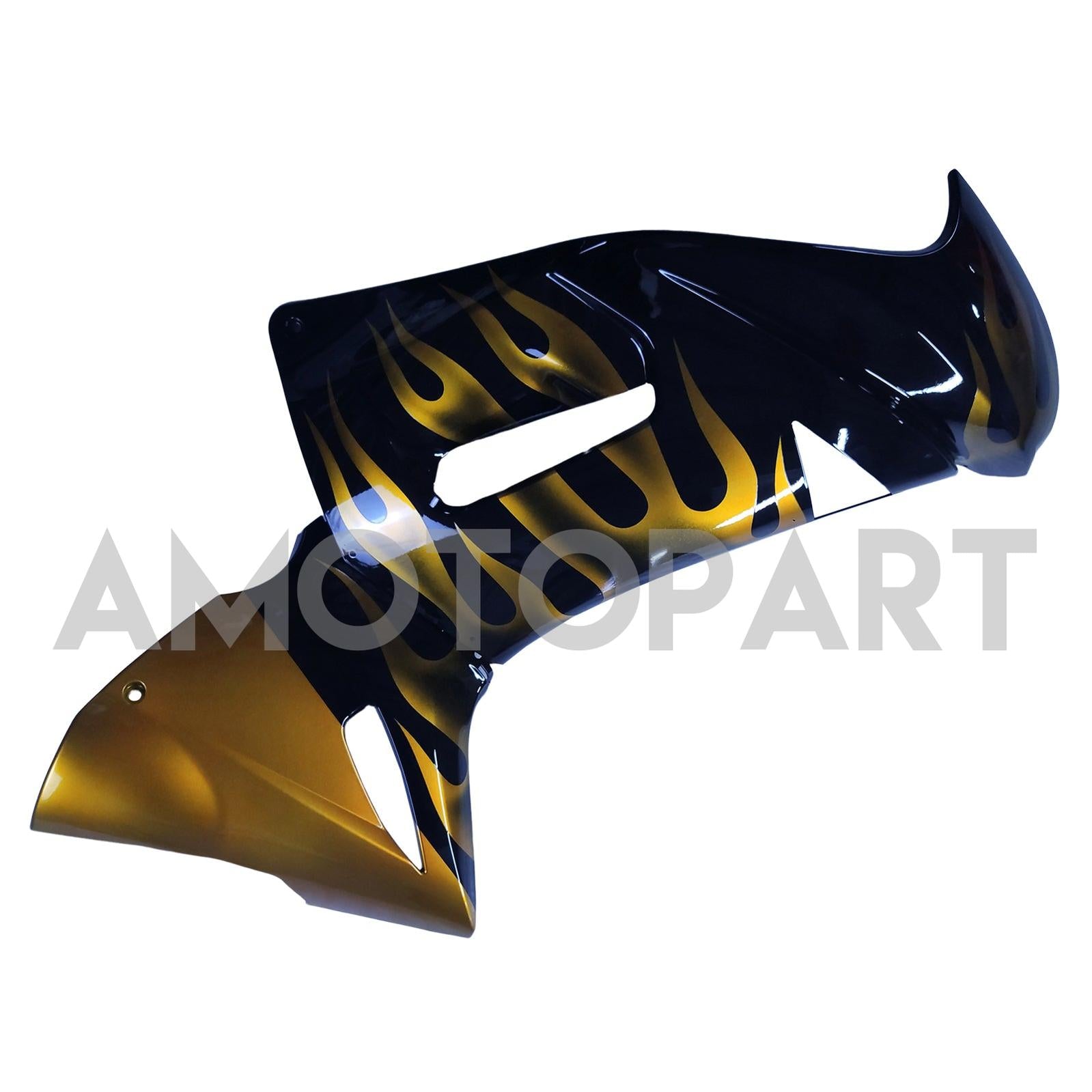 Amotopart 2006-2008 Kawasaki ER6F Ninja650 Black & Gold Fairing Kit