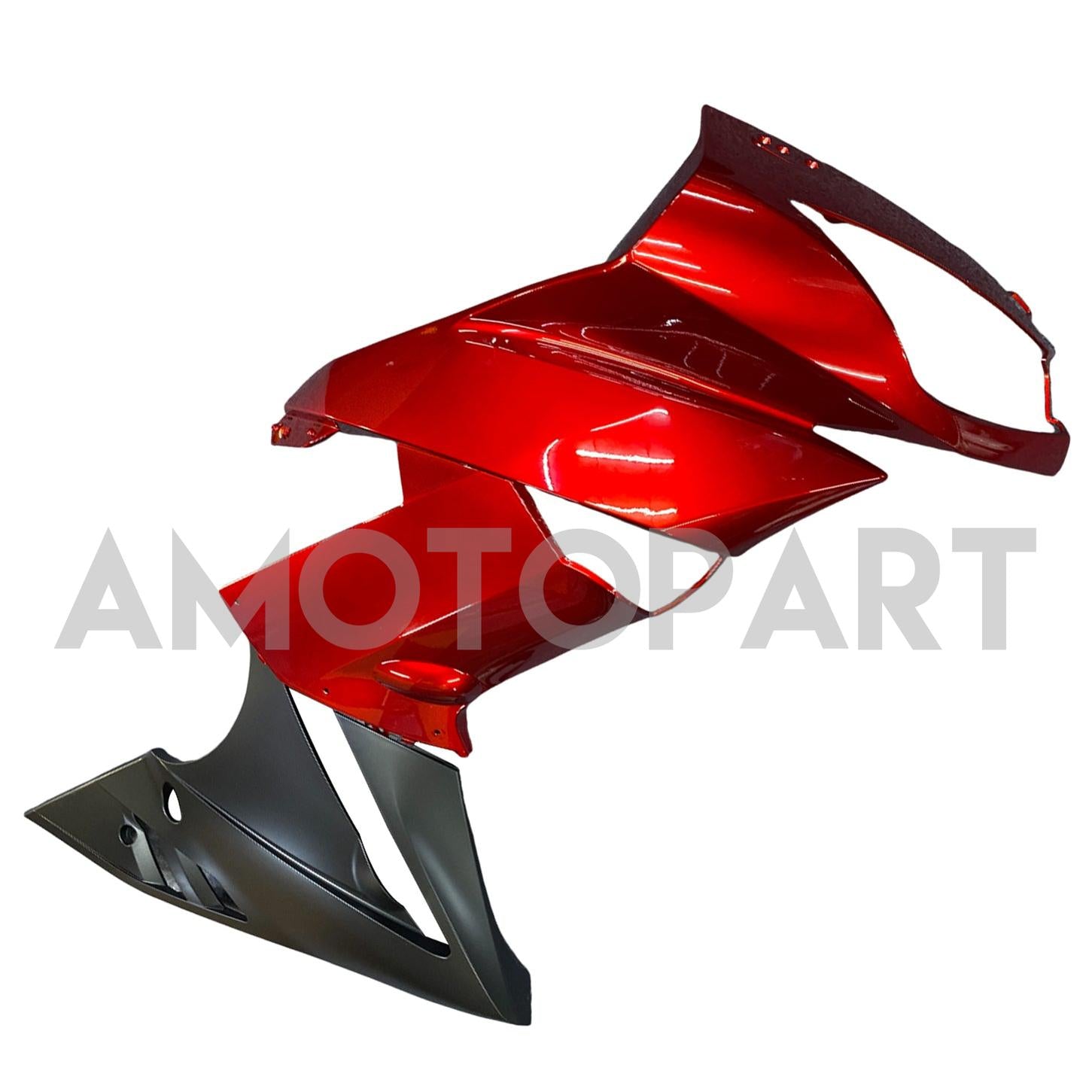 Amotopart 2009-2011 Kawasaki Ninja650 EX650 Black & Red Fairing Kit