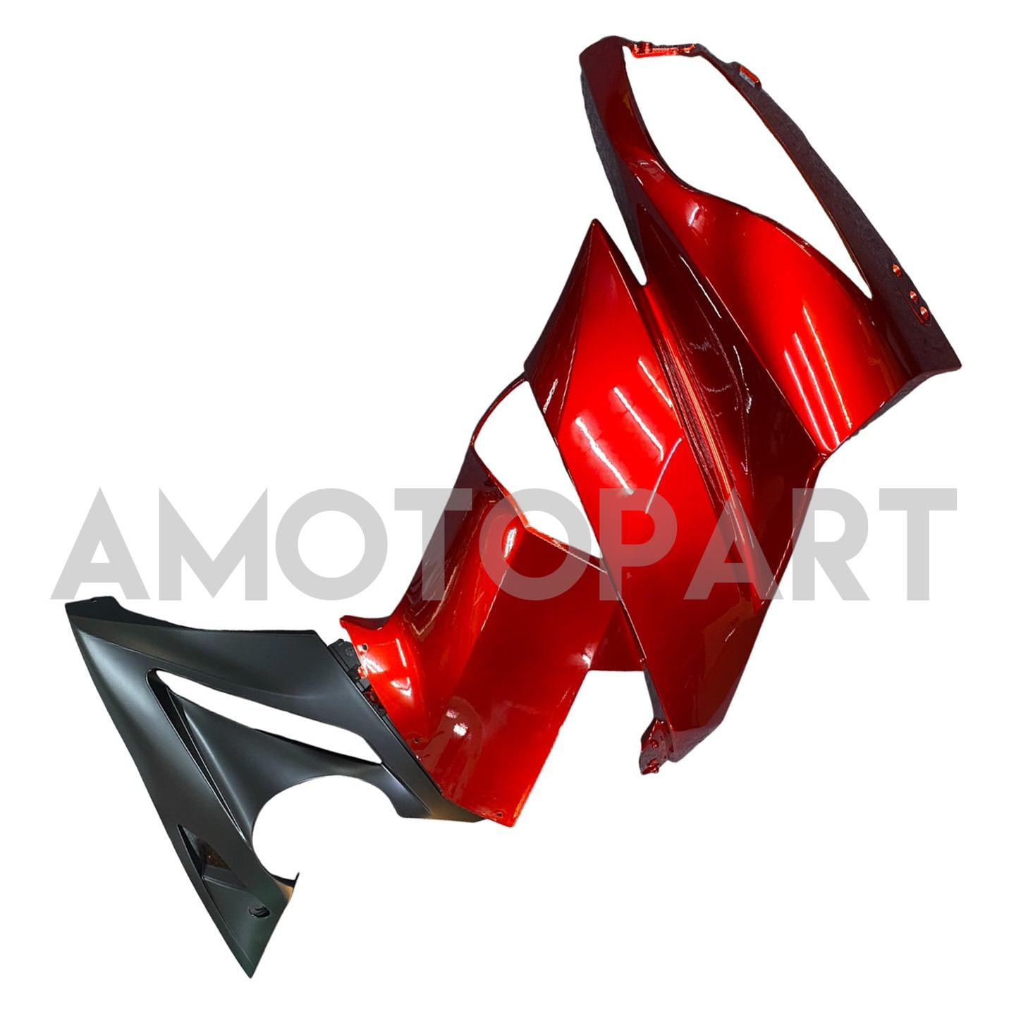 Amotopart 2009-2011 Kawasaki Ninja650 EX650 Black & Red Fairing Kit