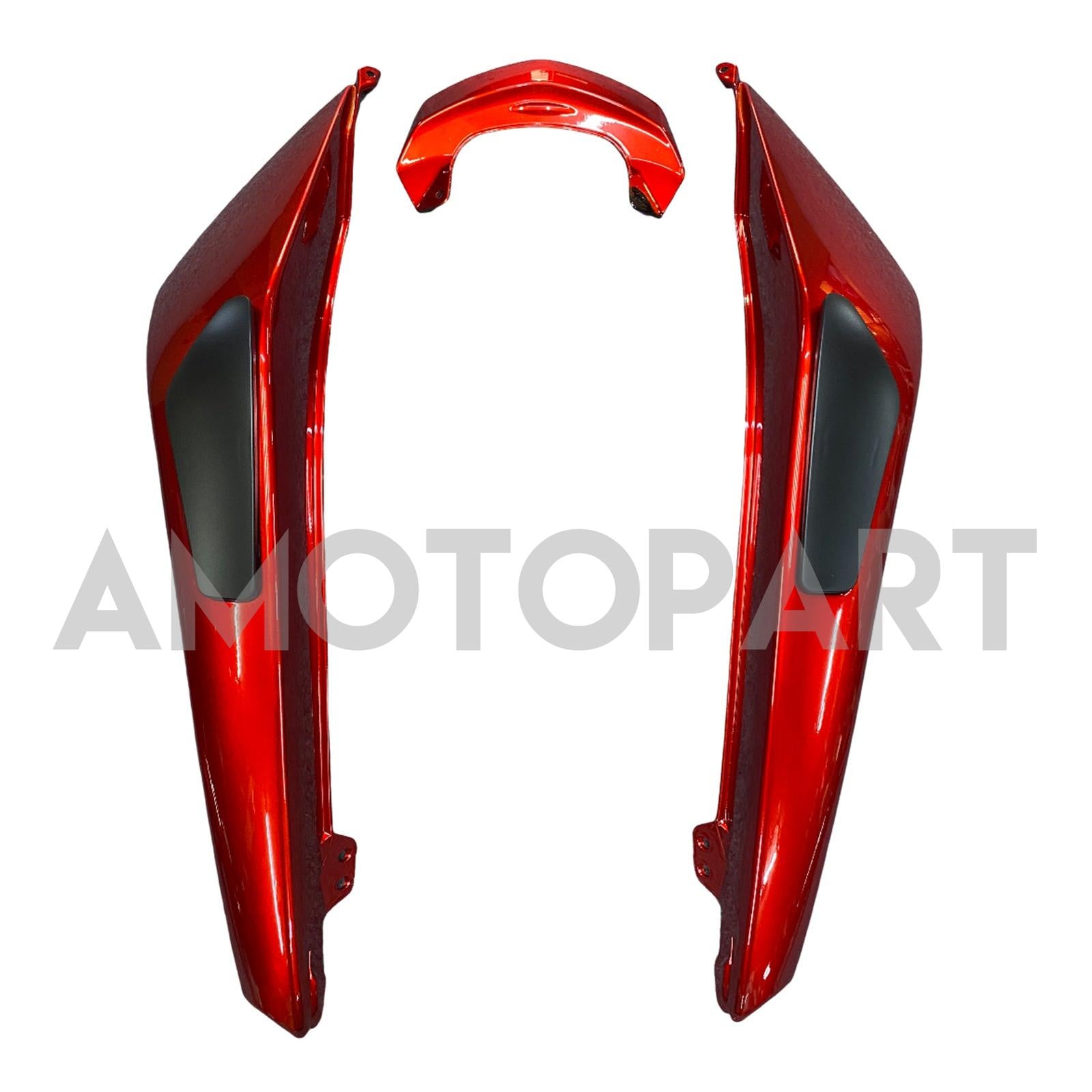 Amotopart 2009-2011 Kawasaki Ninja650 EX650 Black & Red Fairing Kit