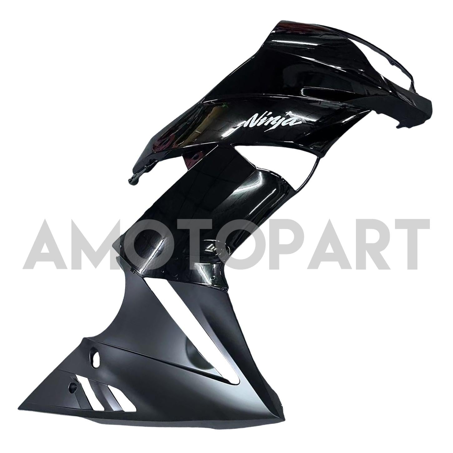 Amotopart 2009-2011 Ninja 650 ER-6F EX650 Kawasaki Black Fairing Kit