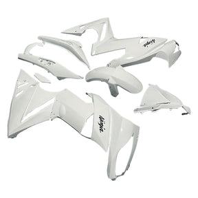 Amotopart 2009-2011 Kawasaki Ninja650 EX650 White & Black Fairing Kit