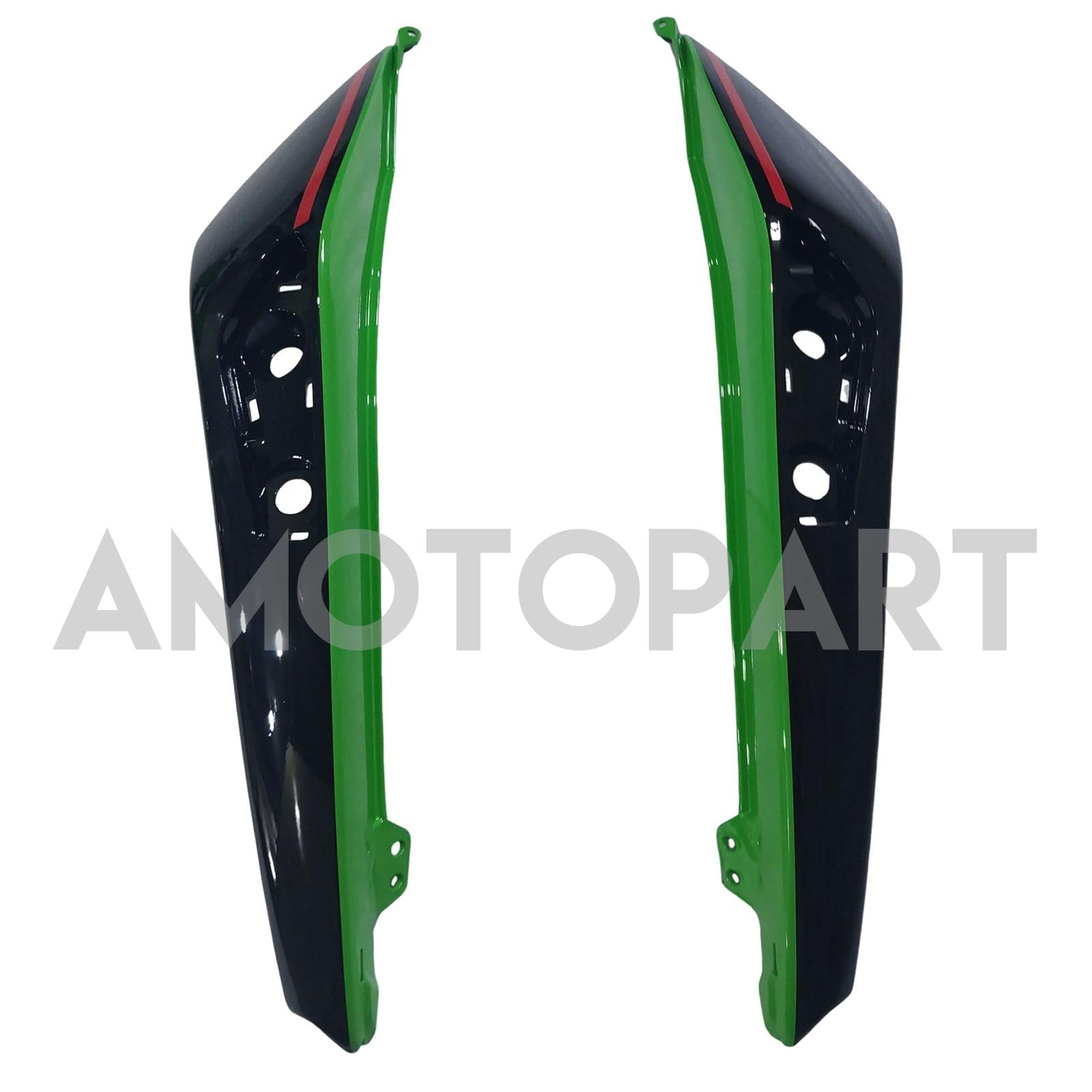 Amotopart 2009-2011 Kawasaki Ninja650 EX650 Black White Green Red Fairing Kit