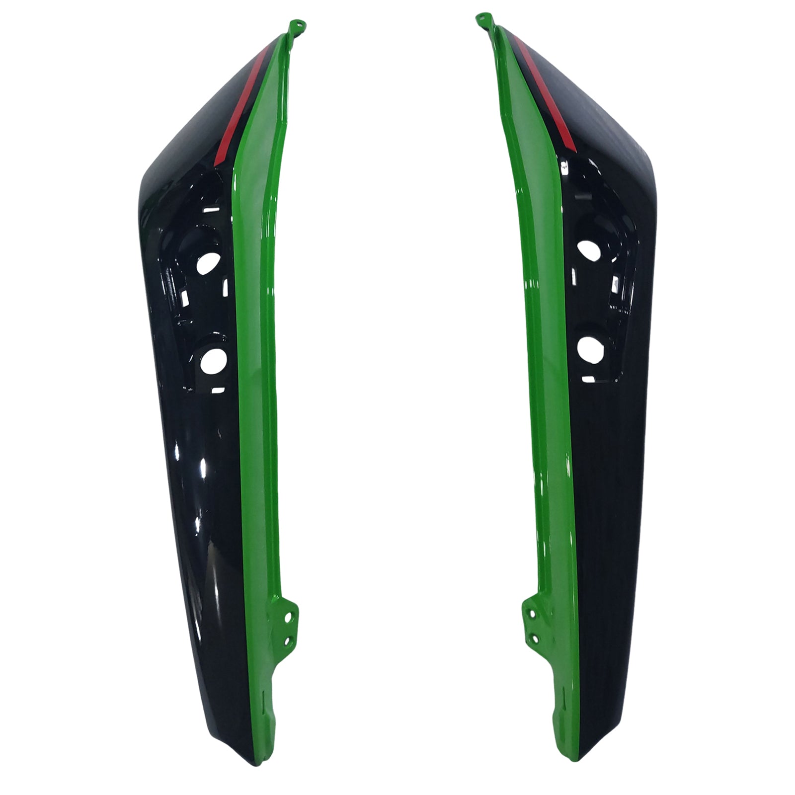 Amotopart 2009-2011 Kawasaki Ninja650 EX650 Black White Green Red Fairing Kit