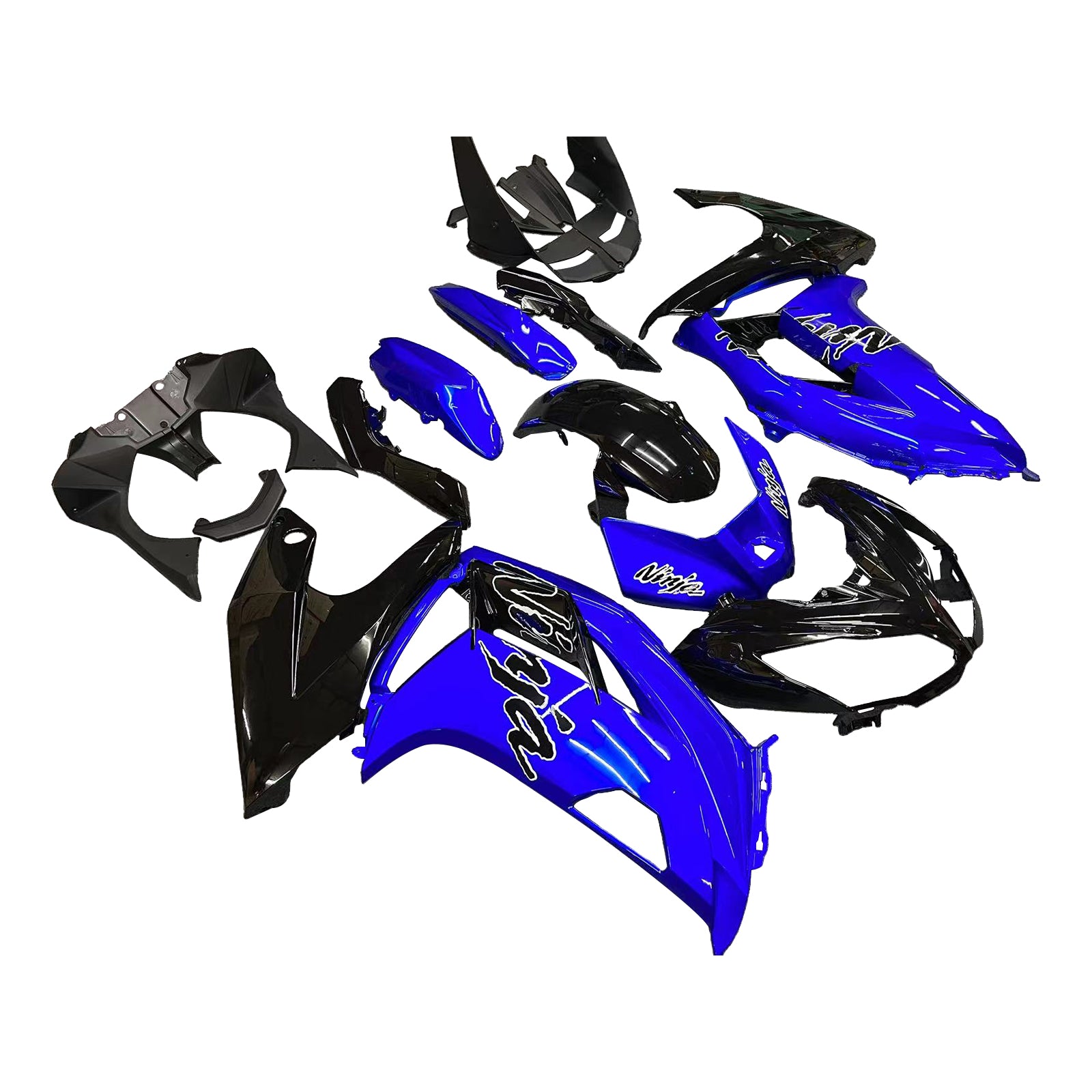 Amotopart 2012-2016 Kawasaki Ninja 650 Dark Blue Fairing Kit