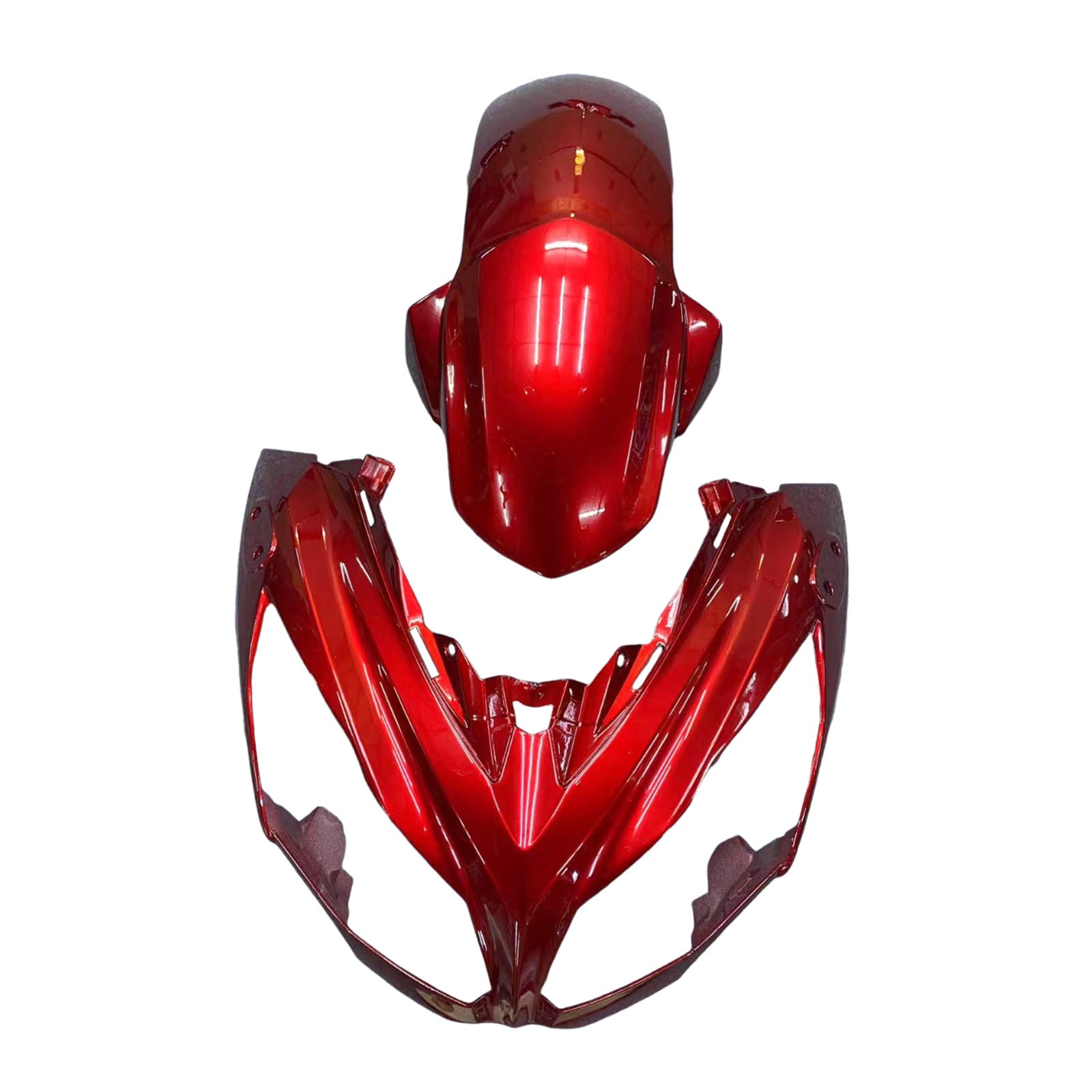 Amotopart 2012-2016 Kawasaki Ninja 650 Black Red Fairing Kit