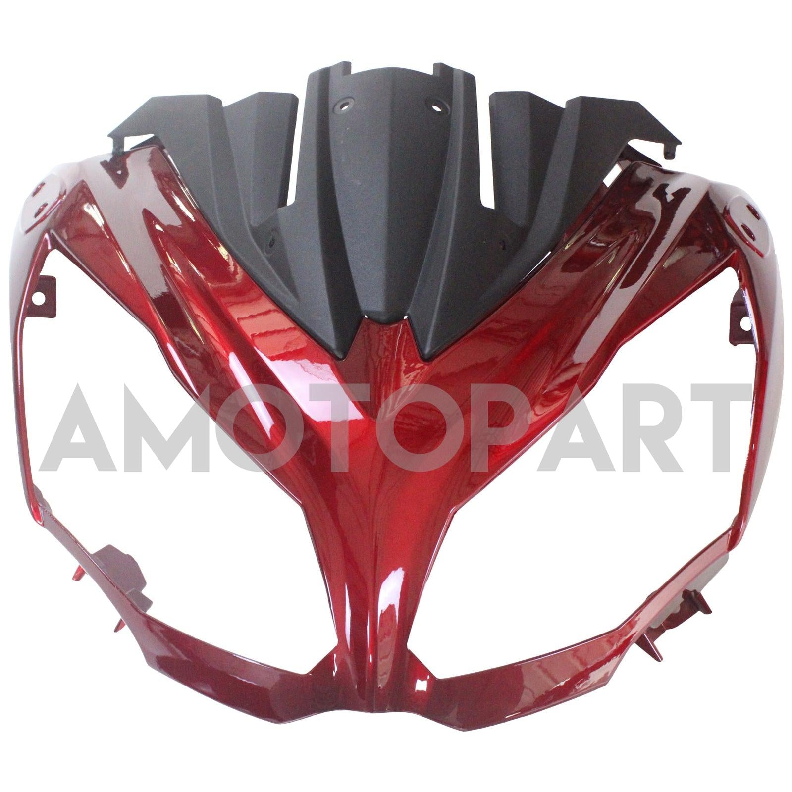 Amotopart 2012-2016 Kawasaki Ninja 650 レッドブラック フェアリングキット