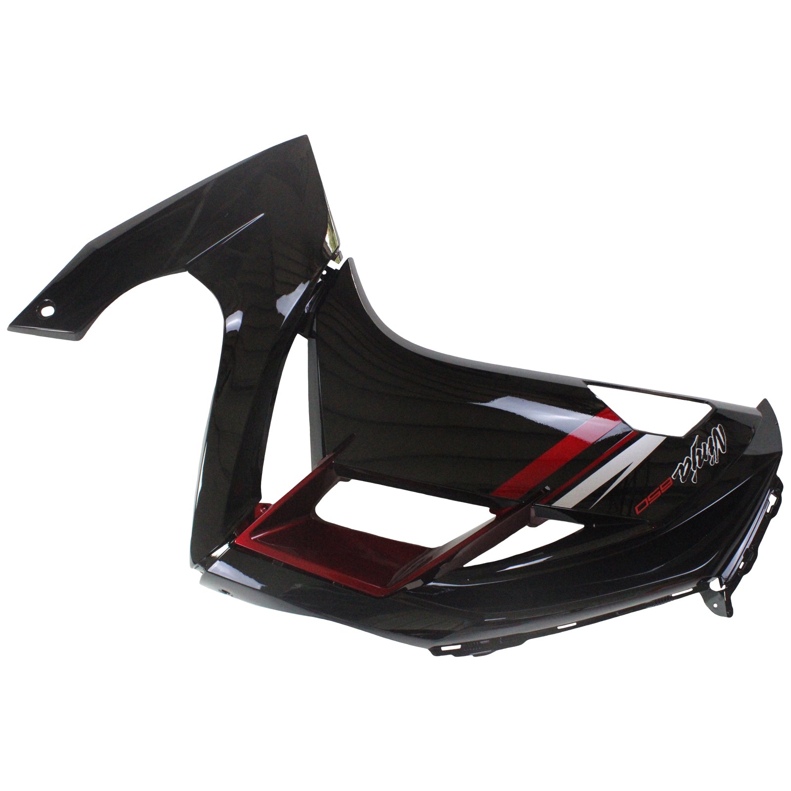 Amotopart 2012–2016 Kawasaki Ninjia 650 Rot Schwarz Verkleidungsset