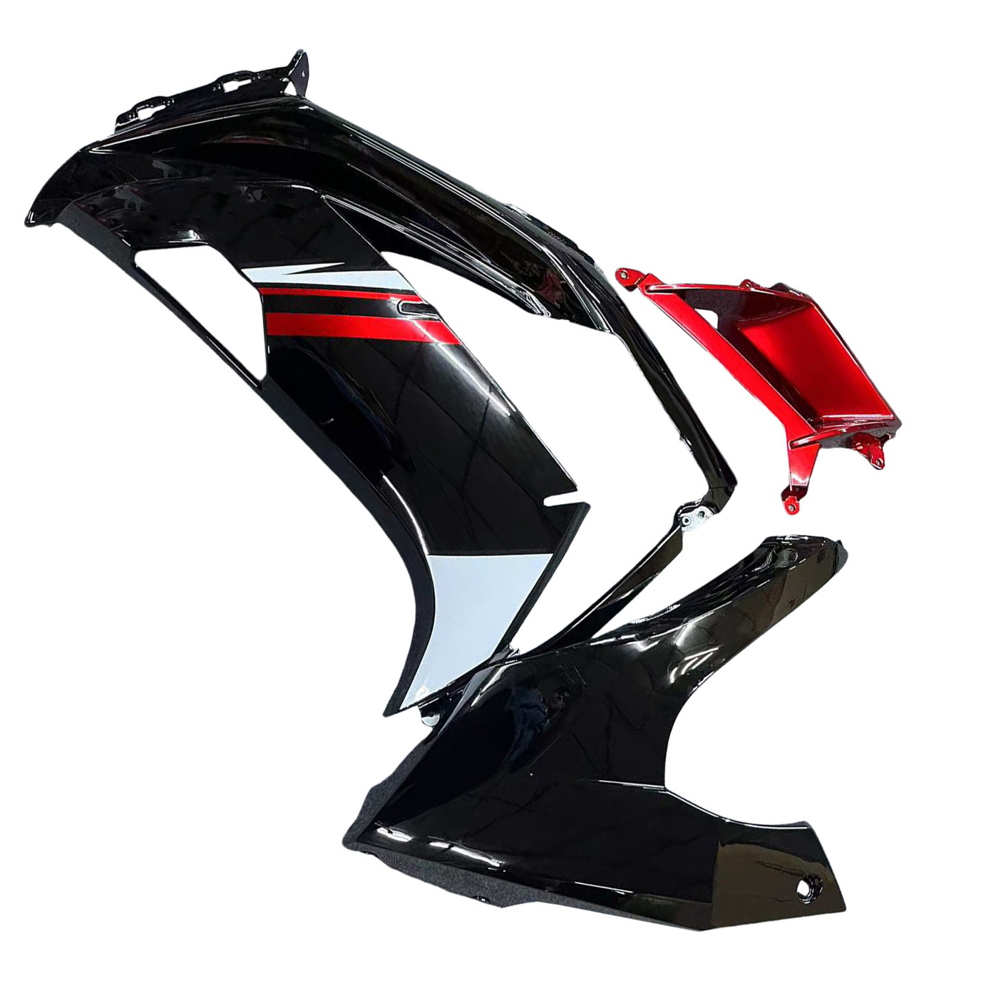 Amotopart 2012-2016 Kawasaki Ninja 650 Bright Red Black Fairing Kit